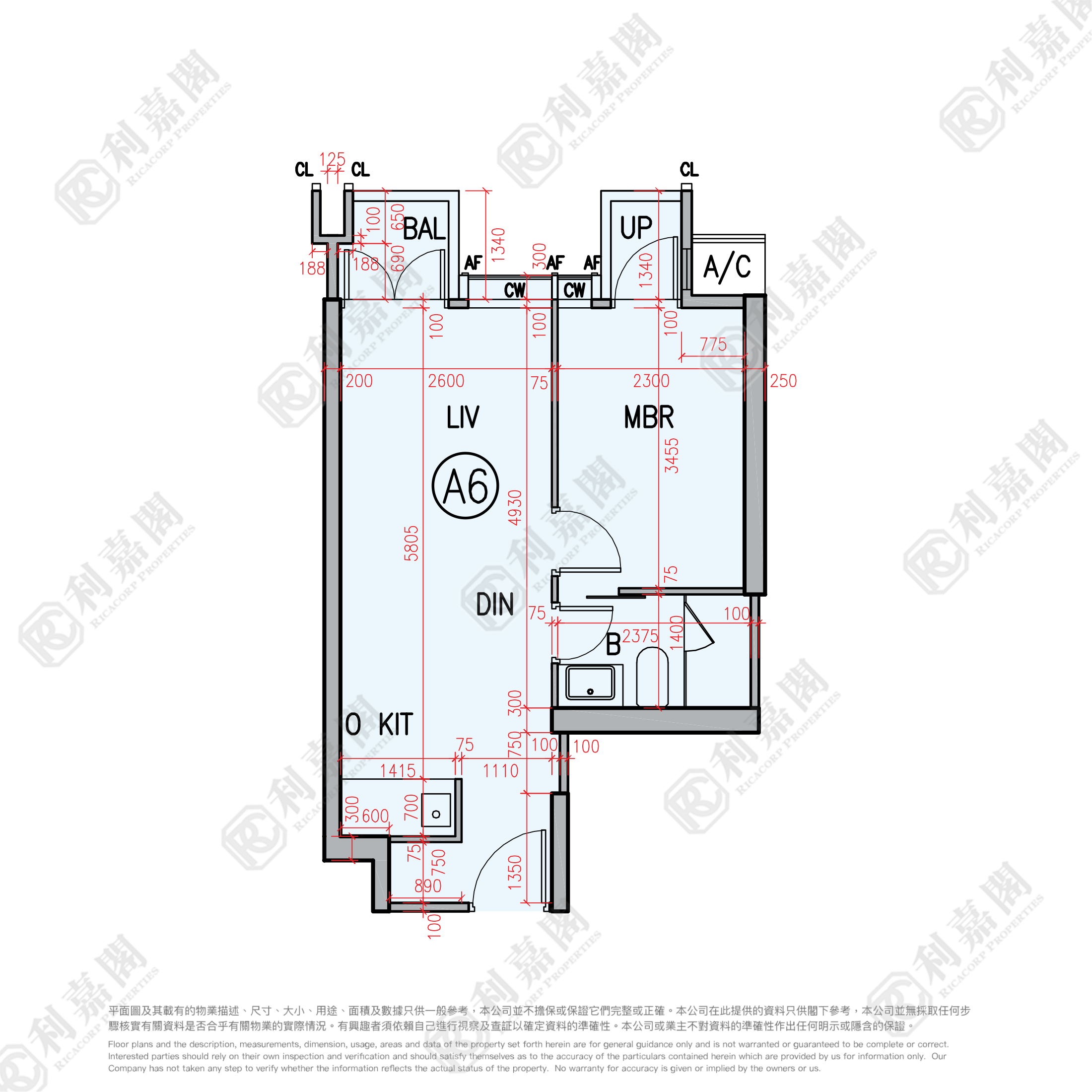 SKYPARK 高層 A6室 旺角/油麻地