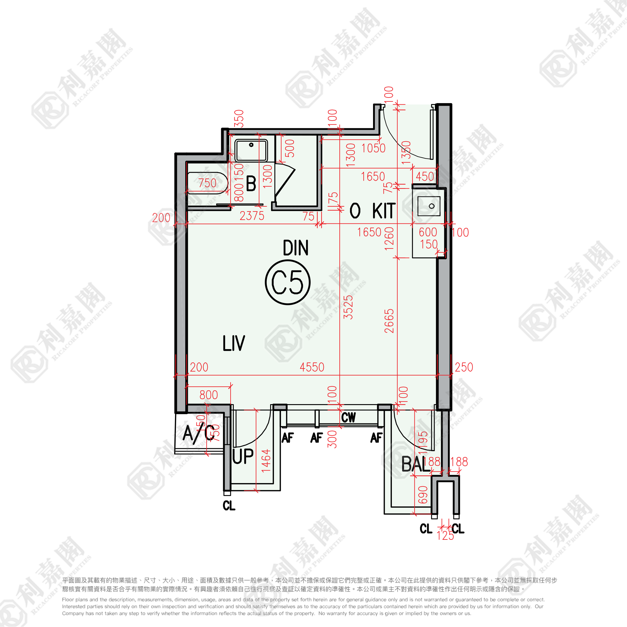 SKYPARK 高層 C5室 旺角/油麻地