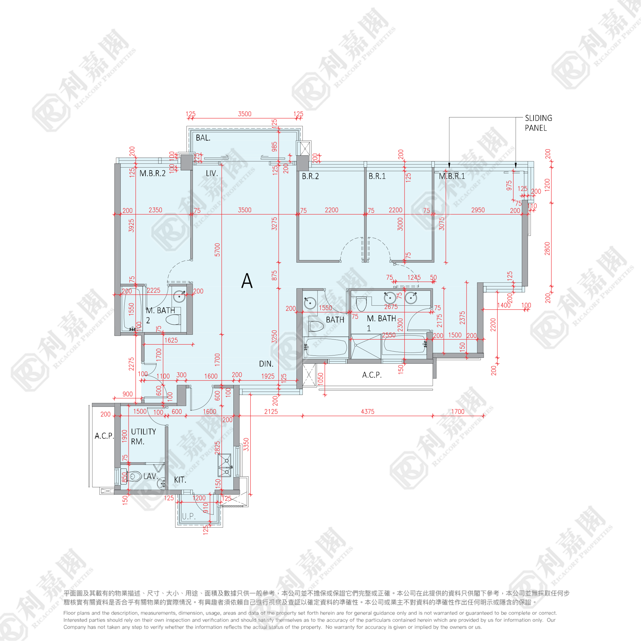 MAYFAIR BY THE SEA 8 TOWER 1 Medium Floor Zone Flat A Tai Po