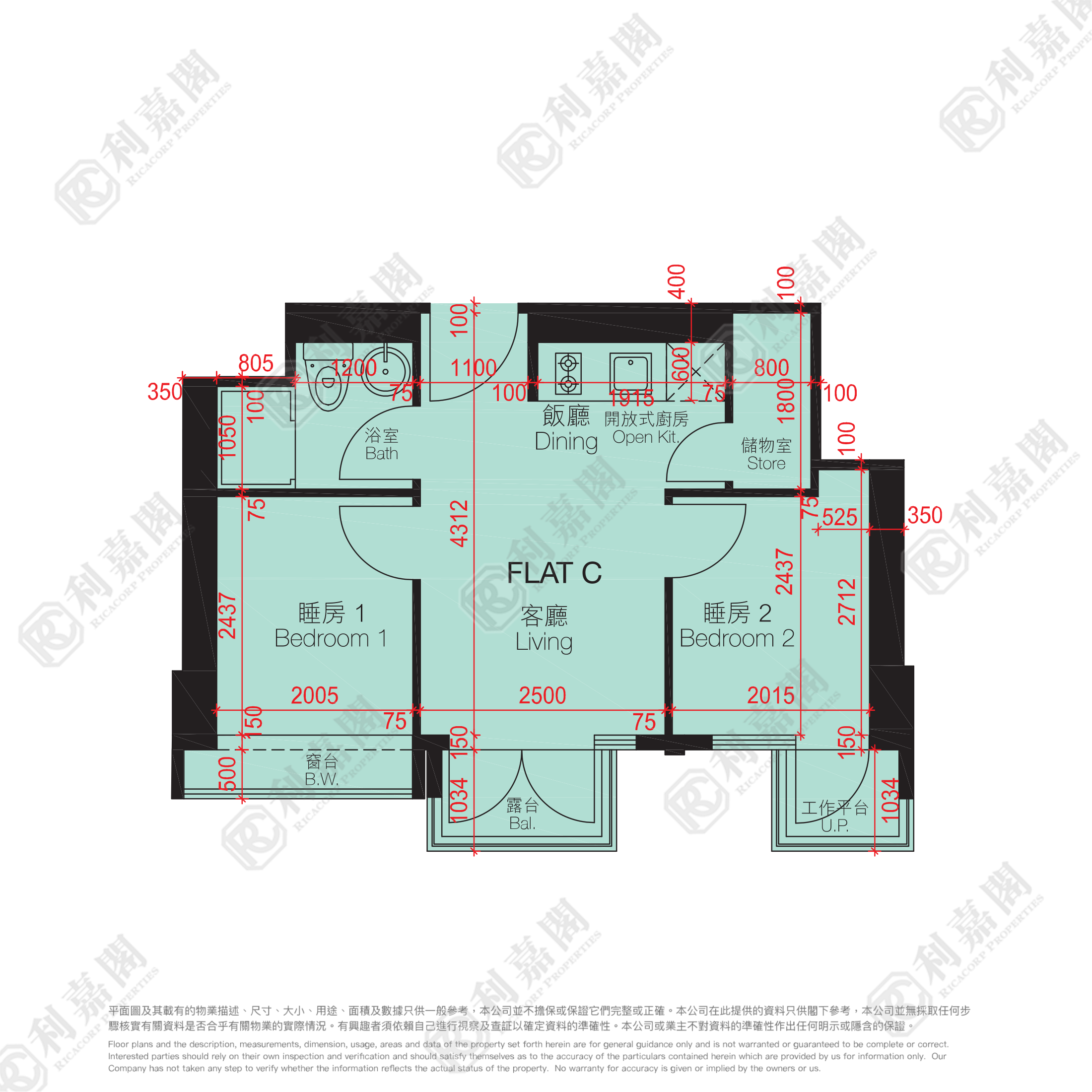 PARK ONE Very High Floor Zone Flat C West Kowloon