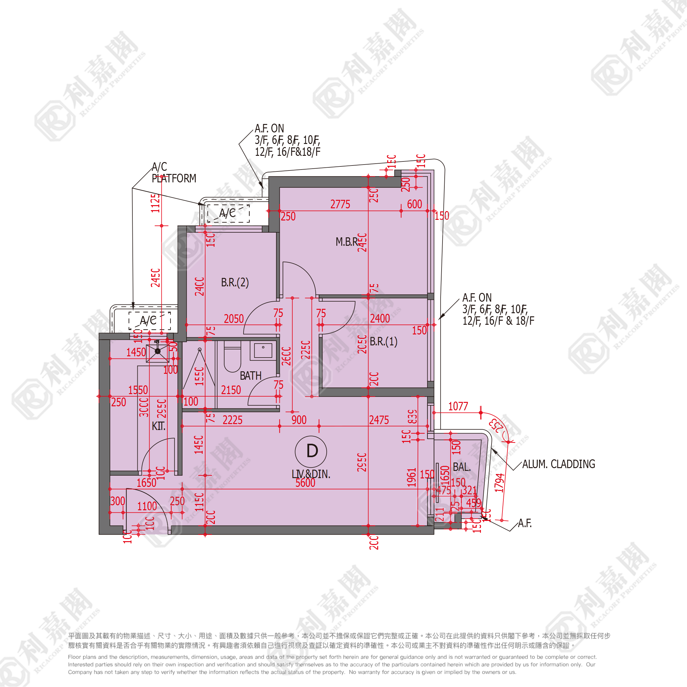 嘉熙 8座 極高層 D室 大埔