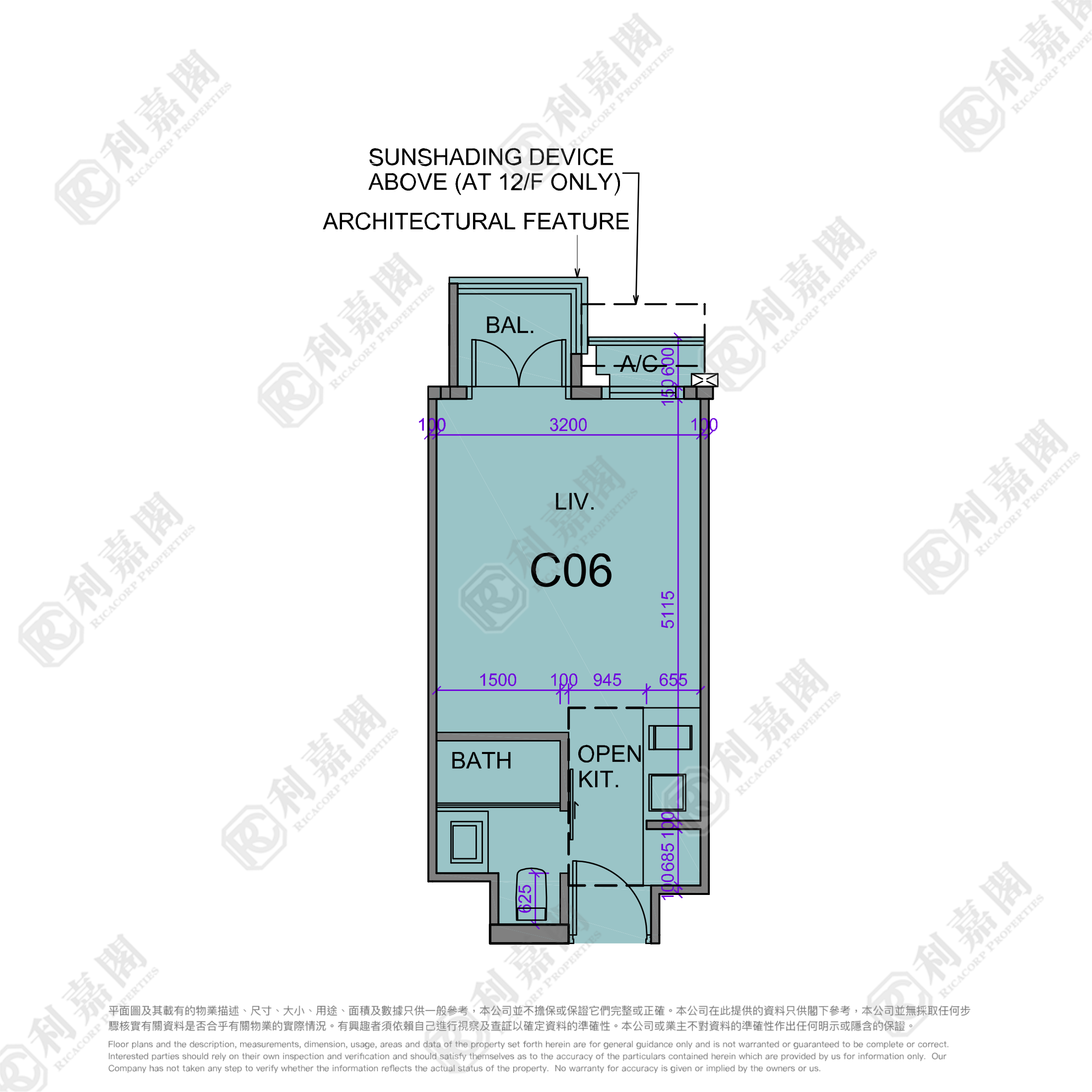 薈蕎 2翼 高層 C6室 大圍