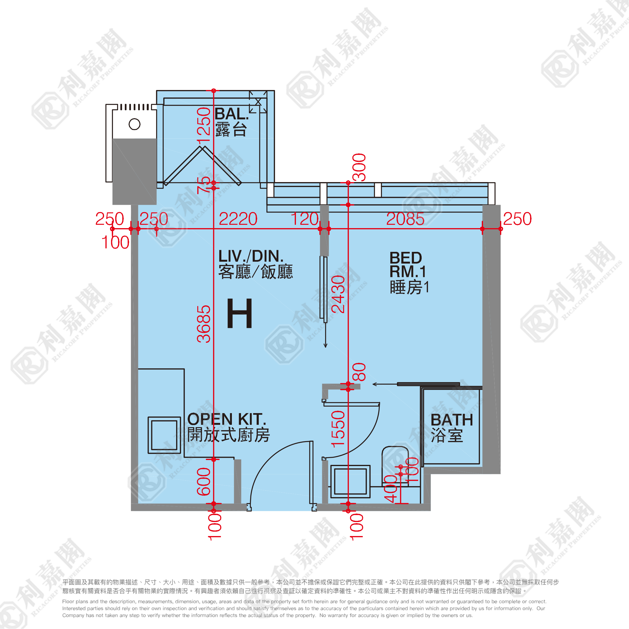 利奧坊．曉岸 2座 極高層 H室 奧運站/南昌