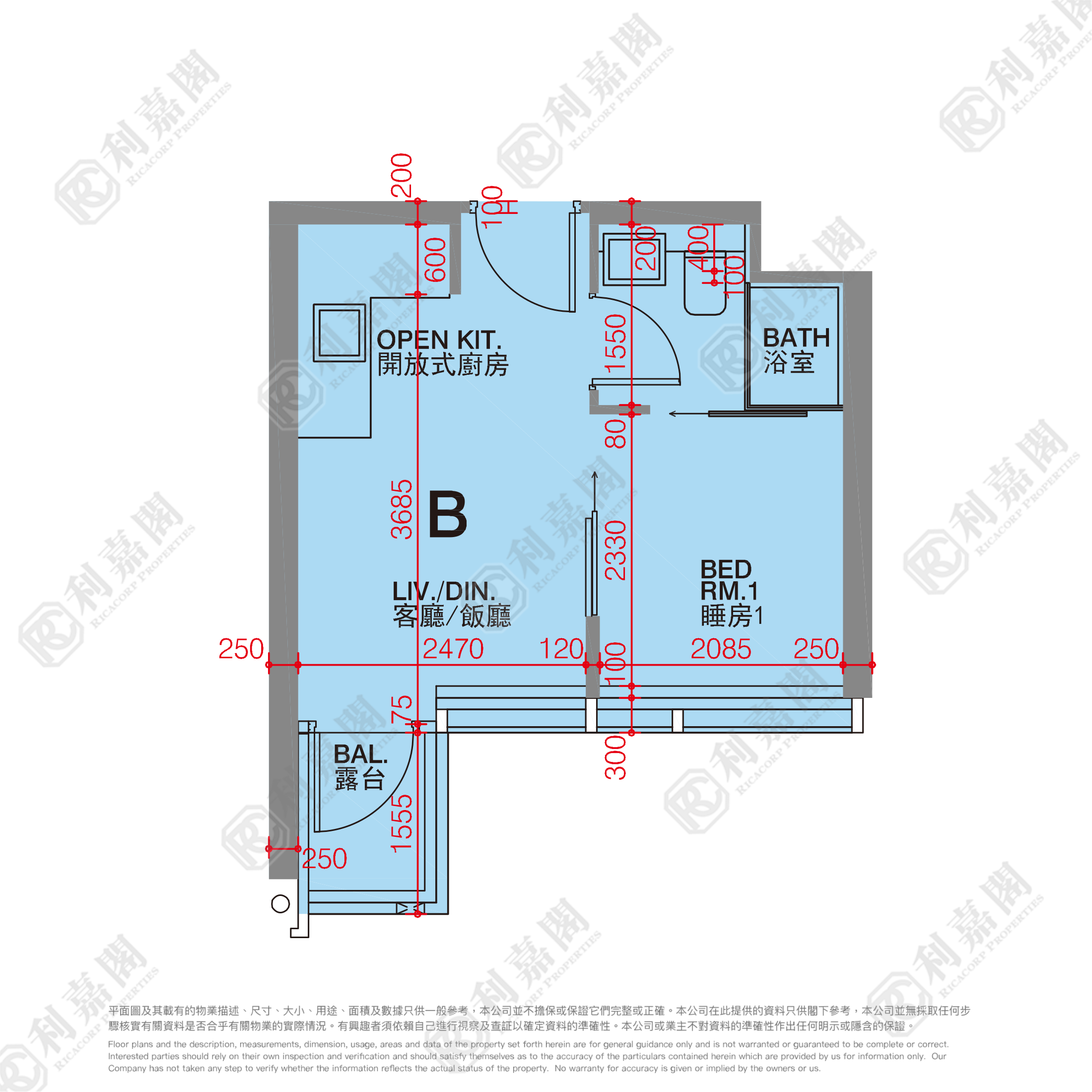 ELTANIN‧SQUARE MILE TOWER 1 Very High Floor Zone Flat B Olympic Station/Nam Cheong