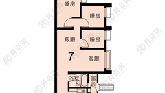 青泰苑 俊泰閣 (F座) 中層 青衣