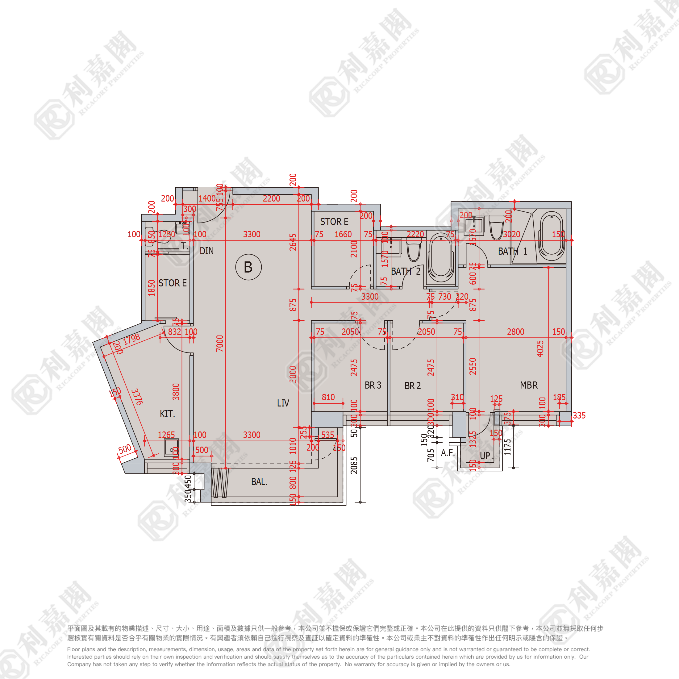 帝景湾 3座 高层 B室 将军澳