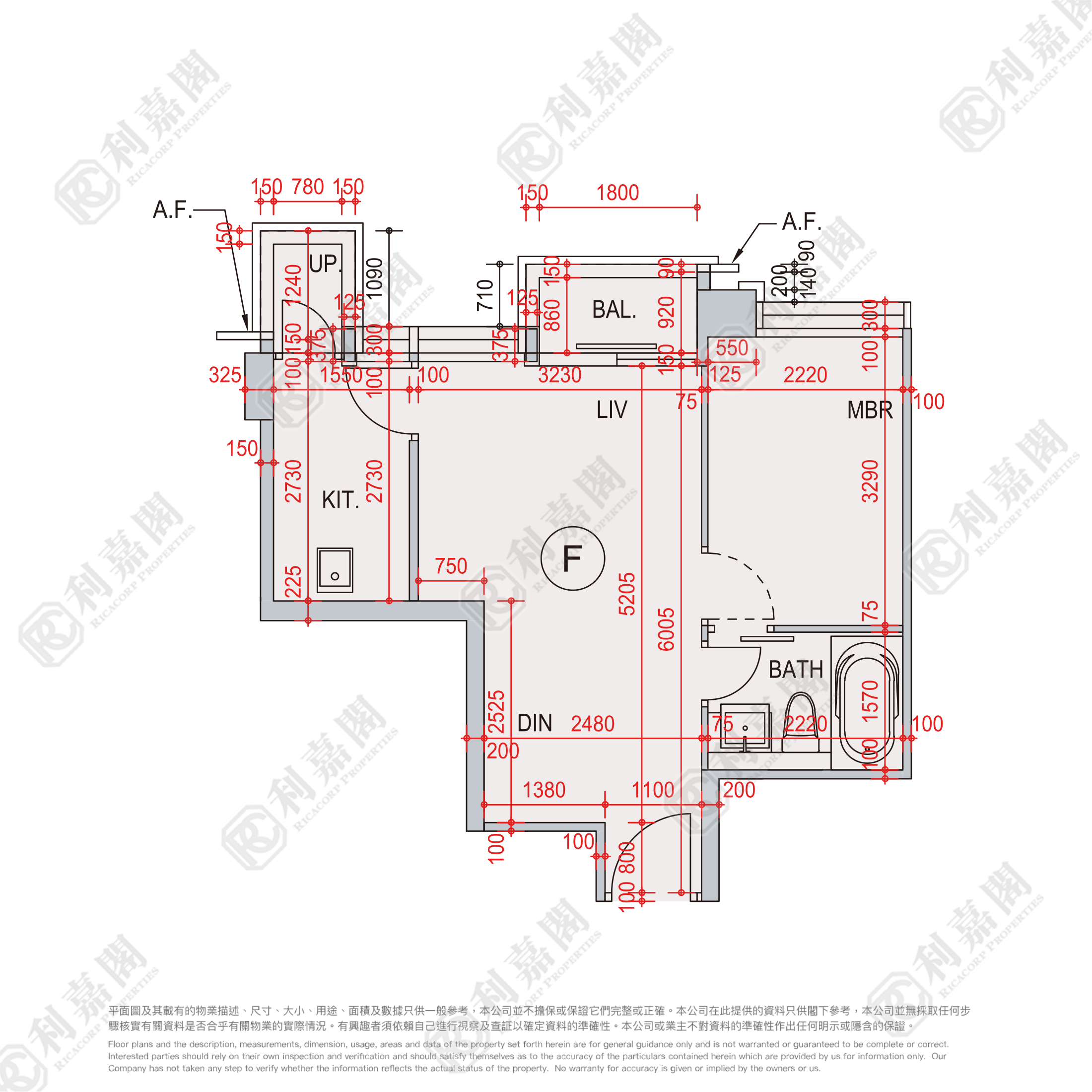 帝景湾 6座 高层 F室 将军澳