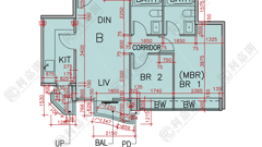 GRAND AUSTIN TOWER 5A Very High Floor Zone Flat B Kowloon Station/Tsim Sha Tsui/Jordan