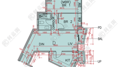 GRAND AUSTIN TOWER 5A Very High Floor Zone Flat D Kowloon Station/Tsim Sha Tsui/Jordan
