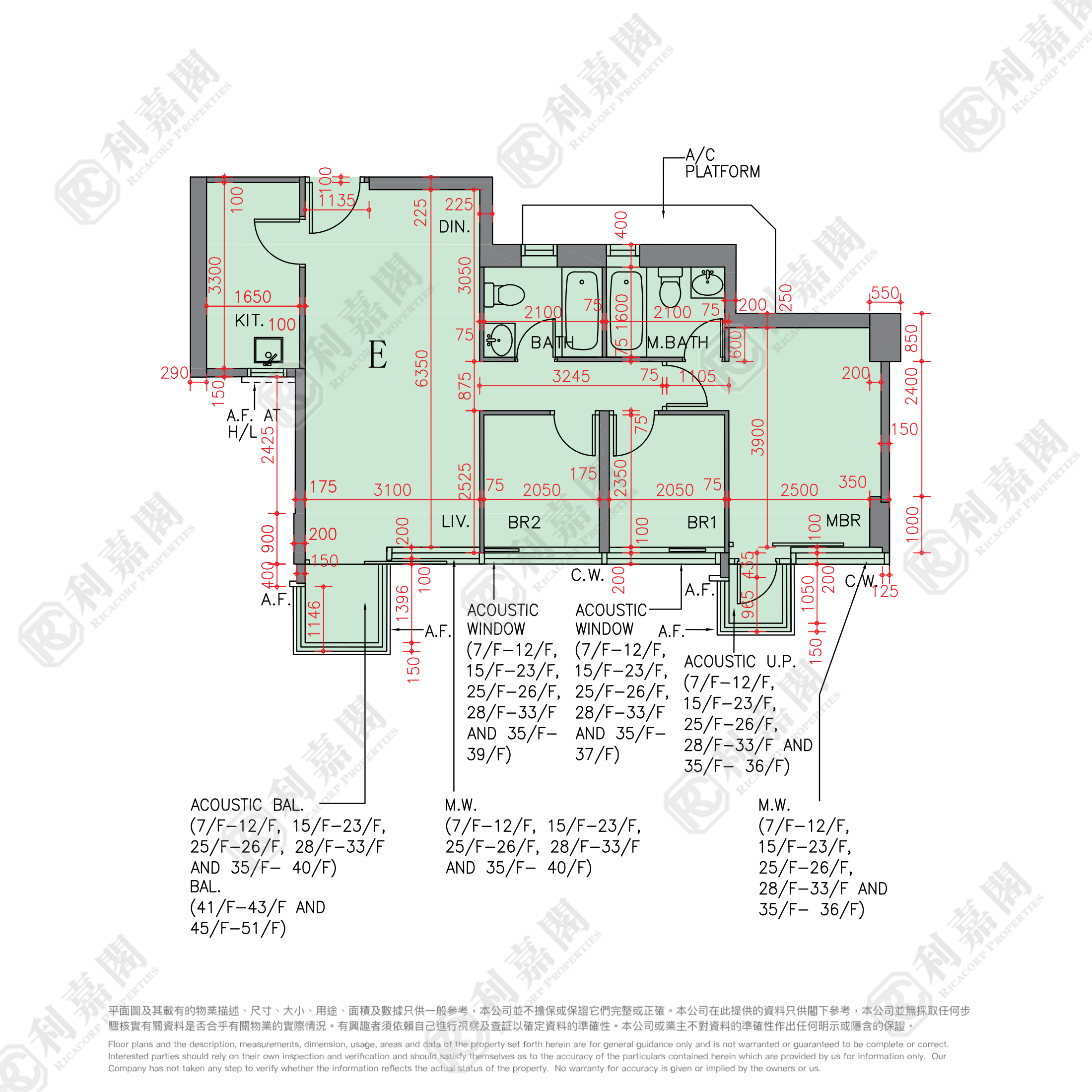 凱滙 2期 3座 低層 E室 觀塘/藍田/油塘