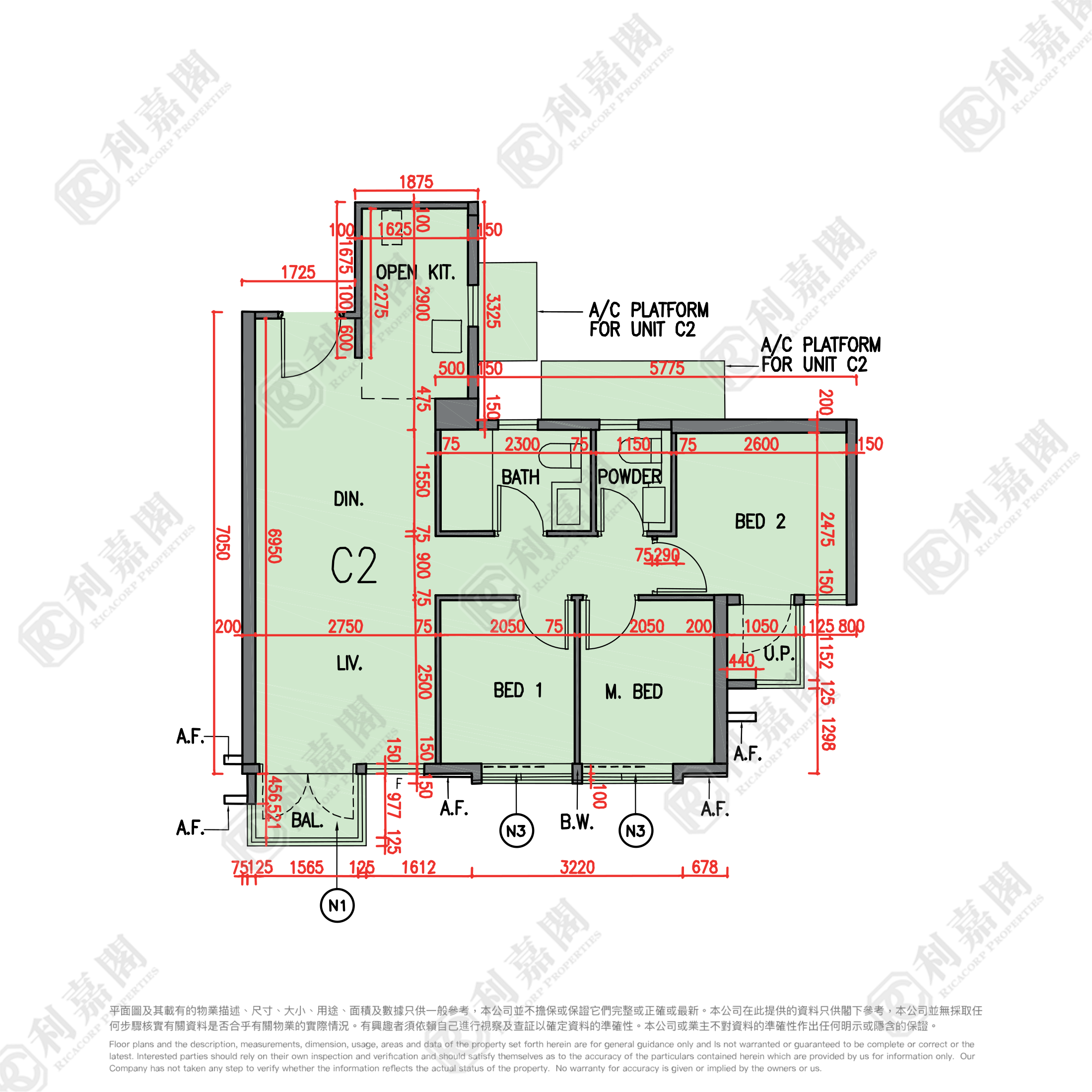 OMA BY THE SEA TOWER 1 Flat C2 Sham Tseng/Castle Peak Road