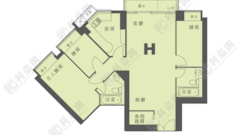 CARIBBEAN COAST Phase 3 Carmel Cove - Lux Living (tower 12) Low Floor Zone Flat H Tung Chung