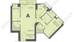 CARIBBEAN COAST PHASE 4 CRYSTAL COVE - Tower 15 High Floor Zone Flat A Tung Chung