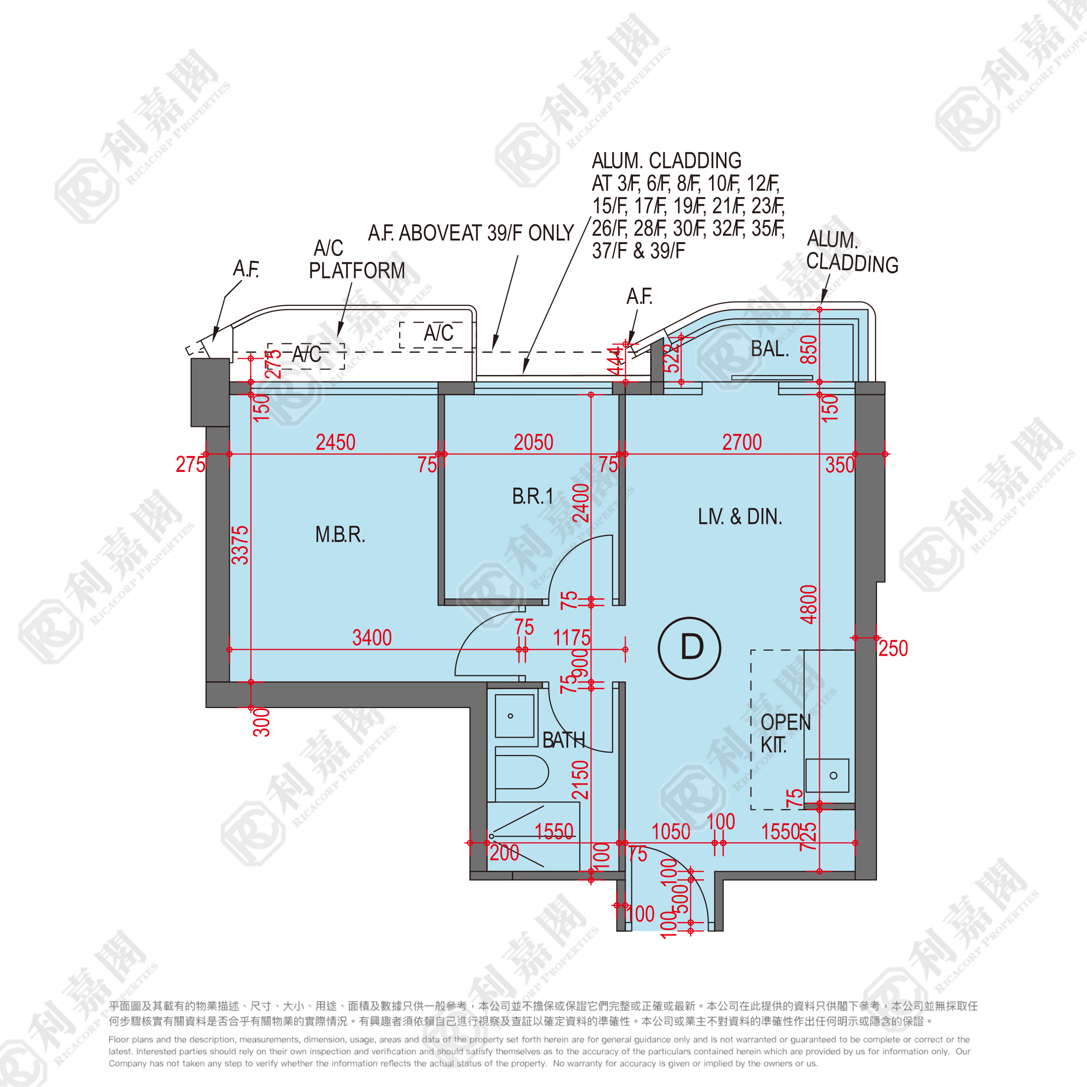 嘉峯匯 1A座 中層 D室 土瓜灣/九龍城/新啟德/新蒲崗