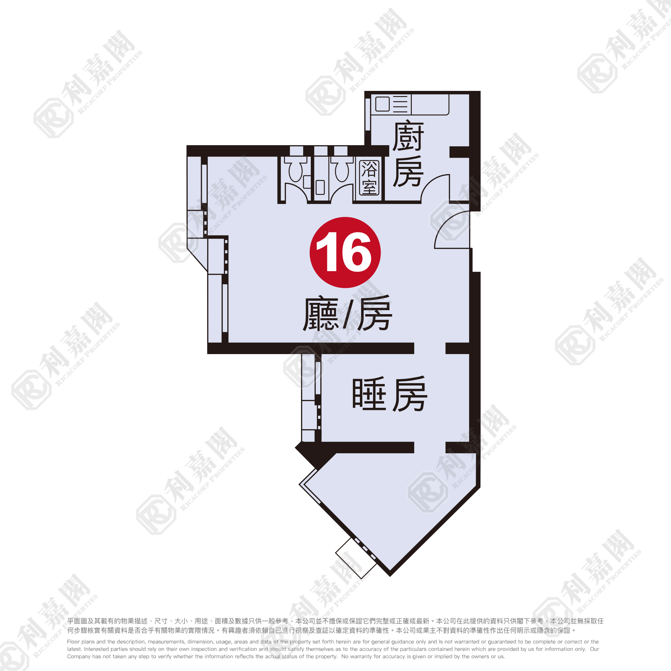 裕东苑 启东阁 (D座) 低层 16室 东涌