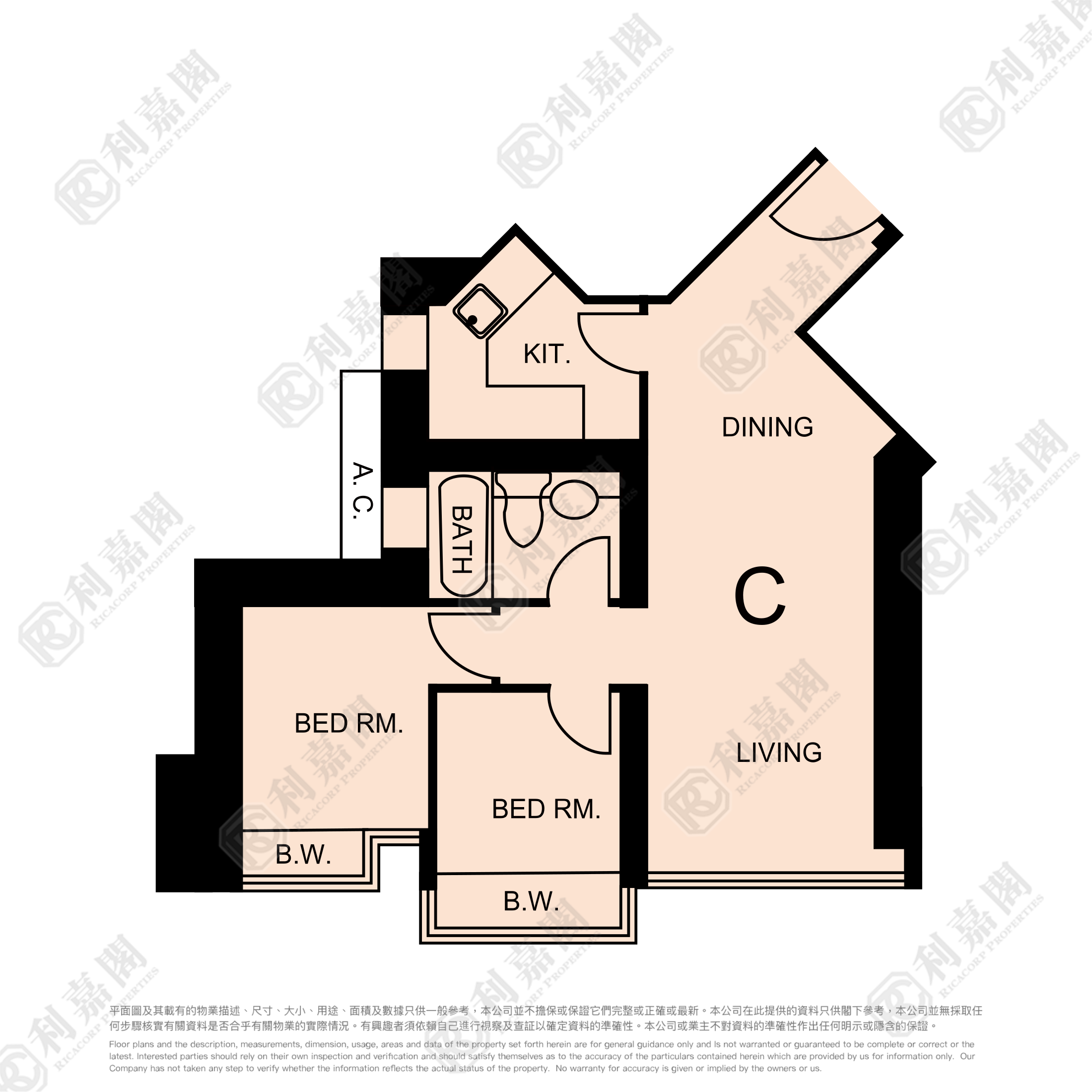 港景峯 2座 低层 C室 九龙站/尖沙咀/佐敦