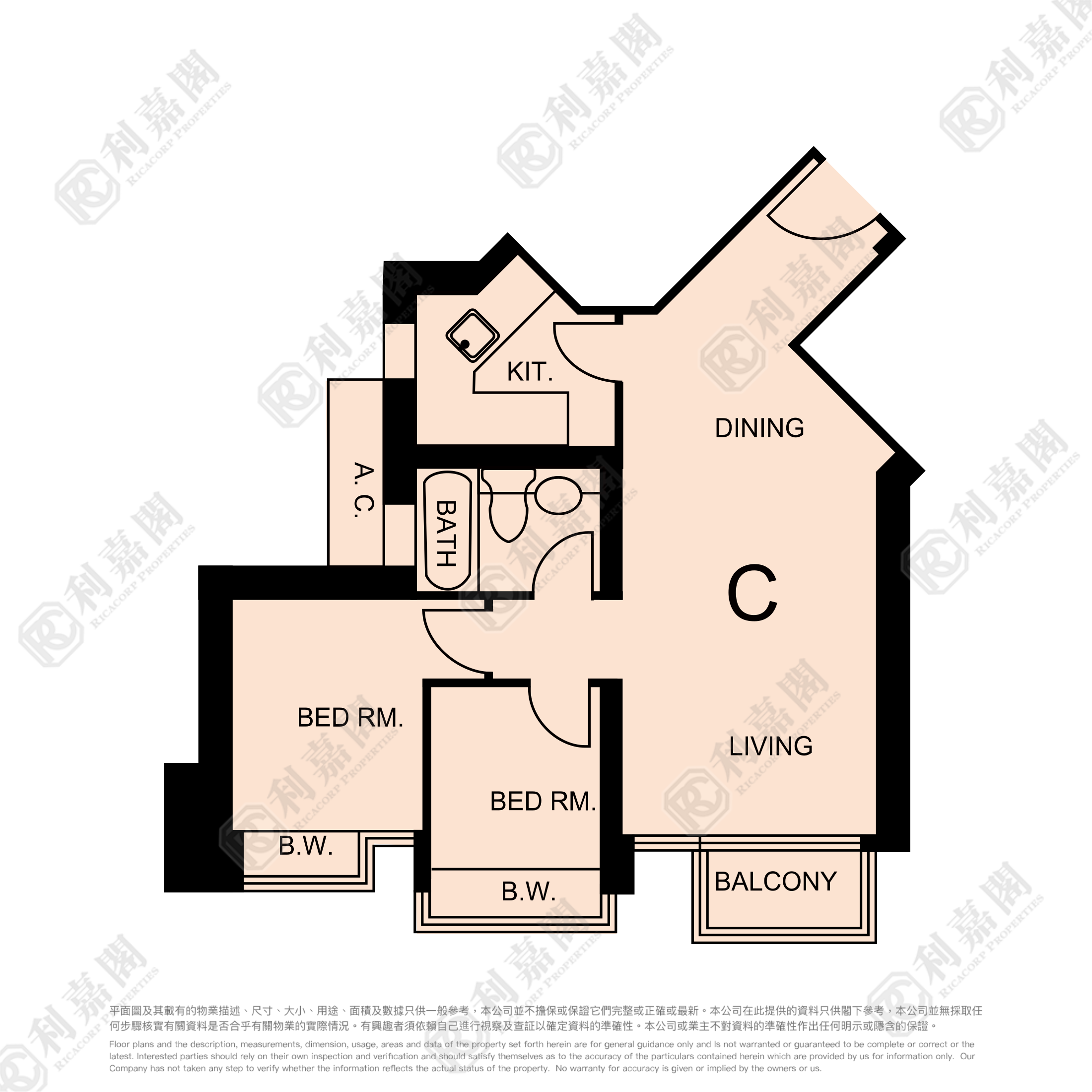 THE VICTORIA TOWERS TOWER 2 Very High Floor Zone Flat C Kowloon Station/Tsim Sha Tsui/Jordan