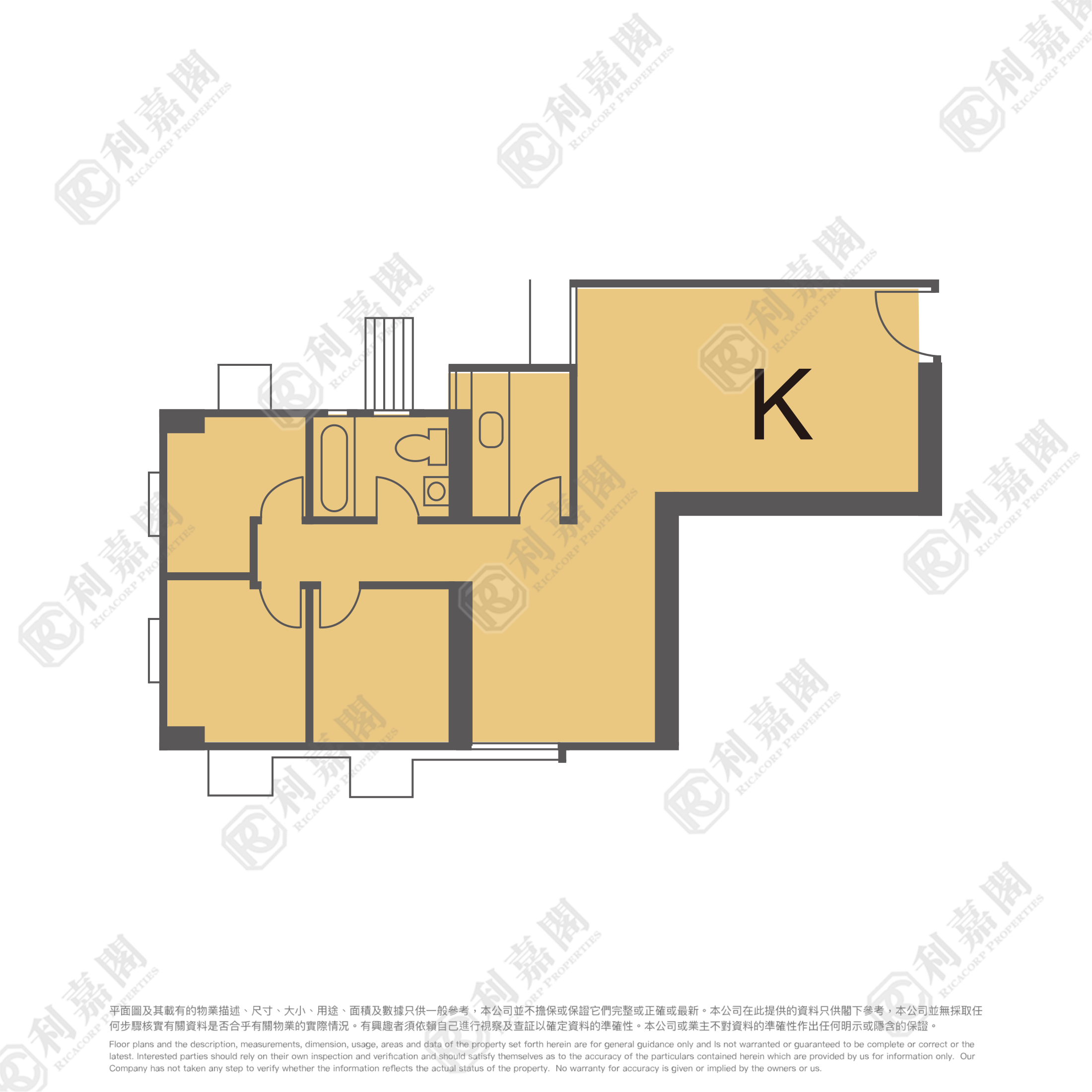 CARADO GARDEN BLOCK 6 High Floor Zone Flat K Tai Wai