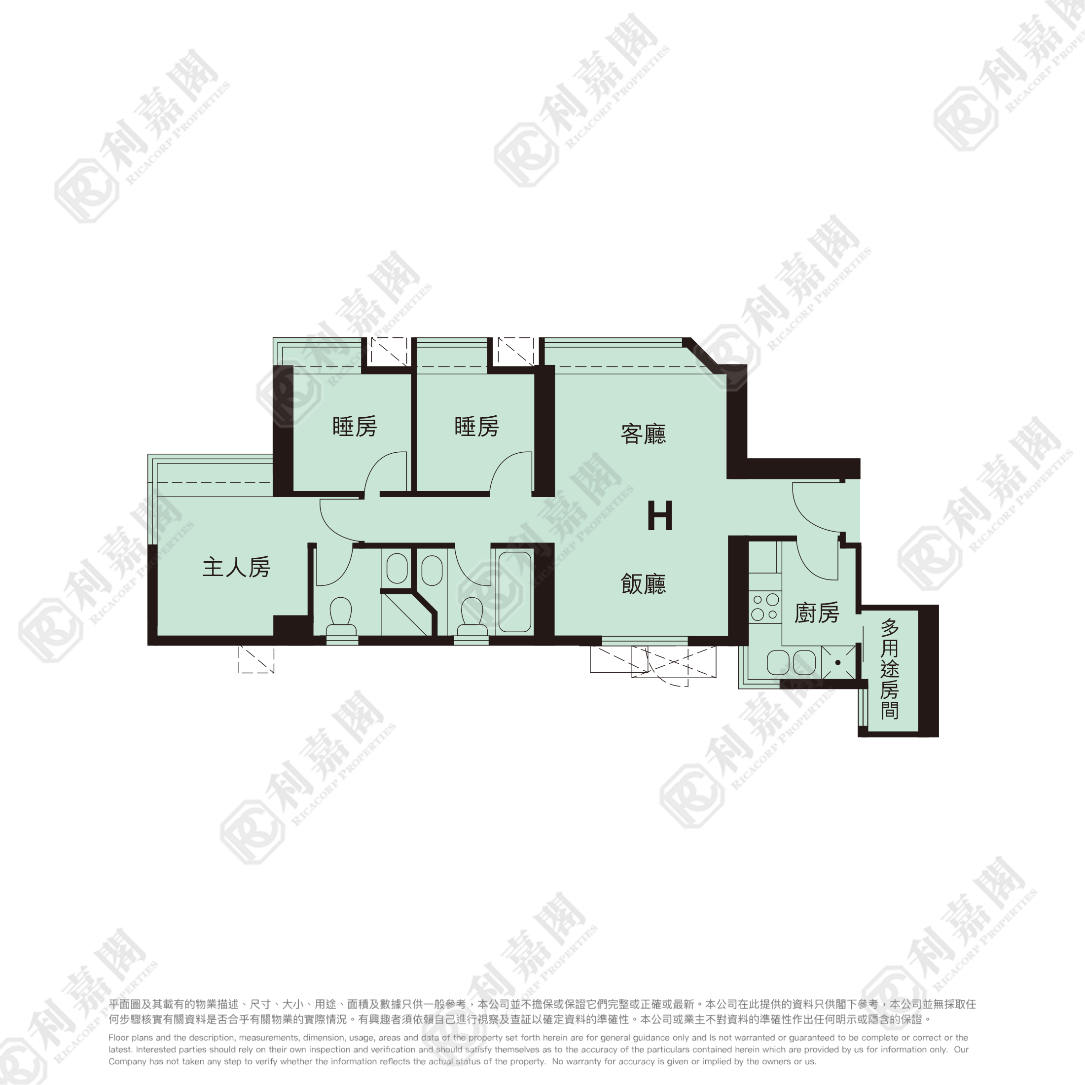 海悅豪園 2座 高層 H室 將軍澳