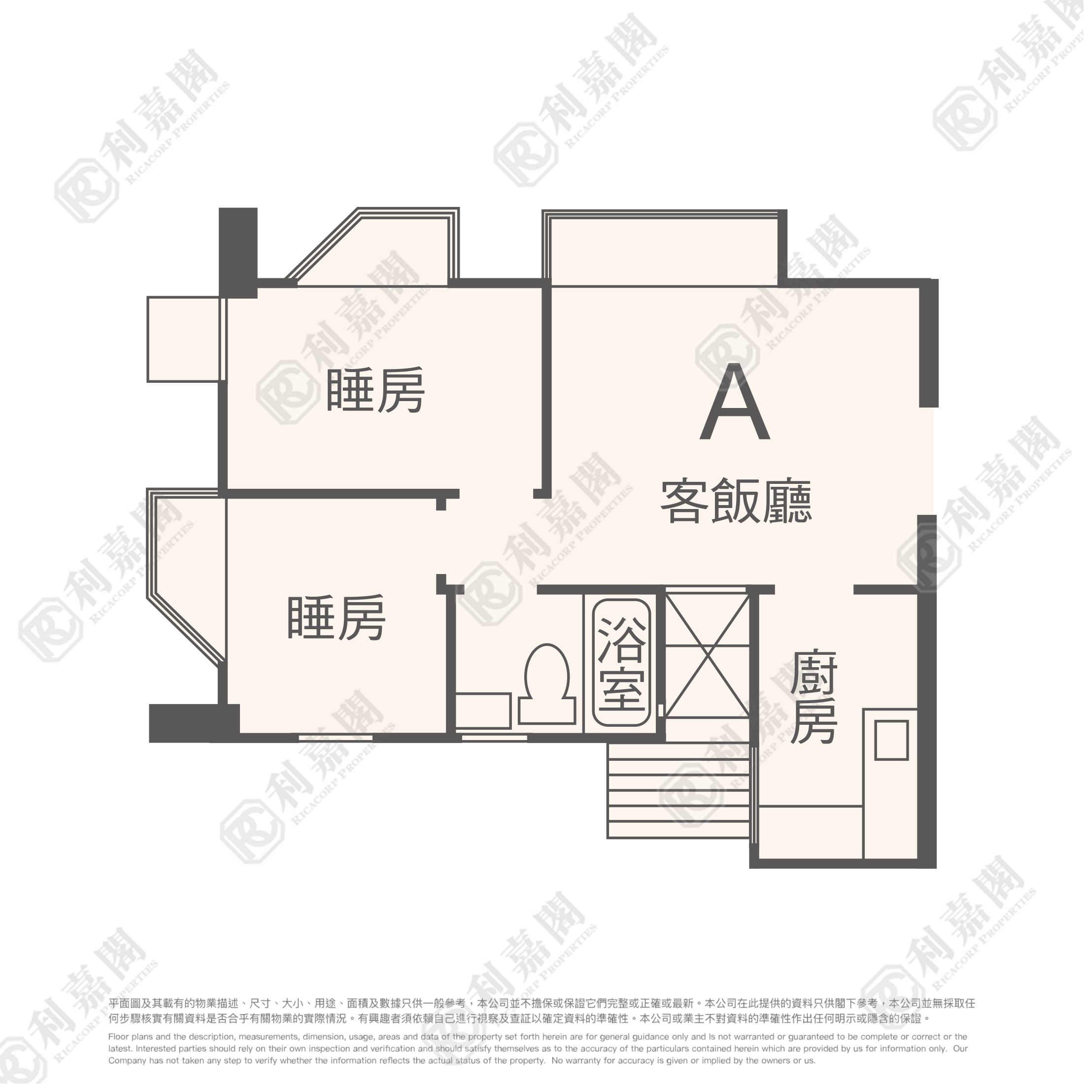 金禧花园 1座 高层 A室 大围