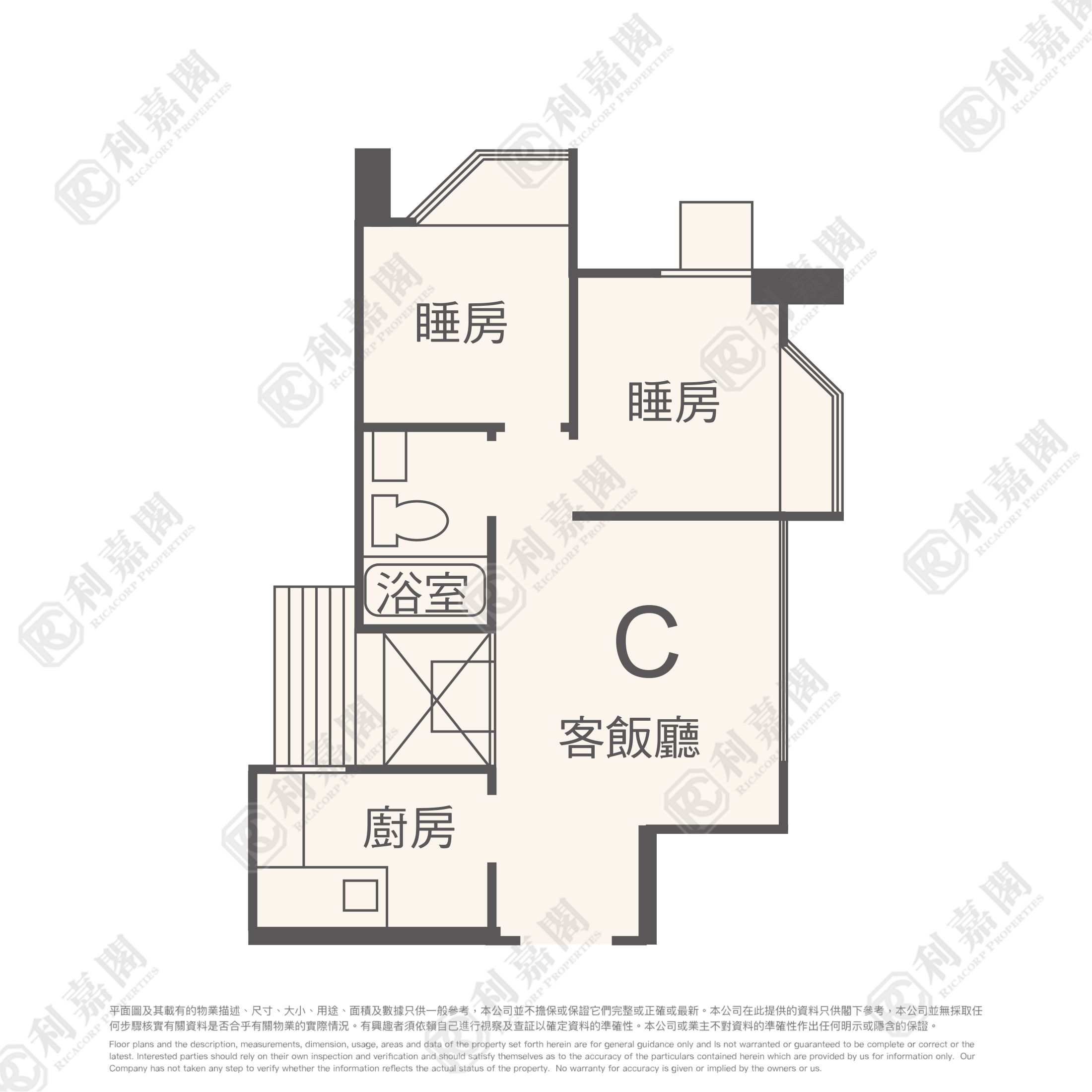 GRANDEUR GARDEN BLOCK 1 Medium Floor Zone Flat C Tai Wai