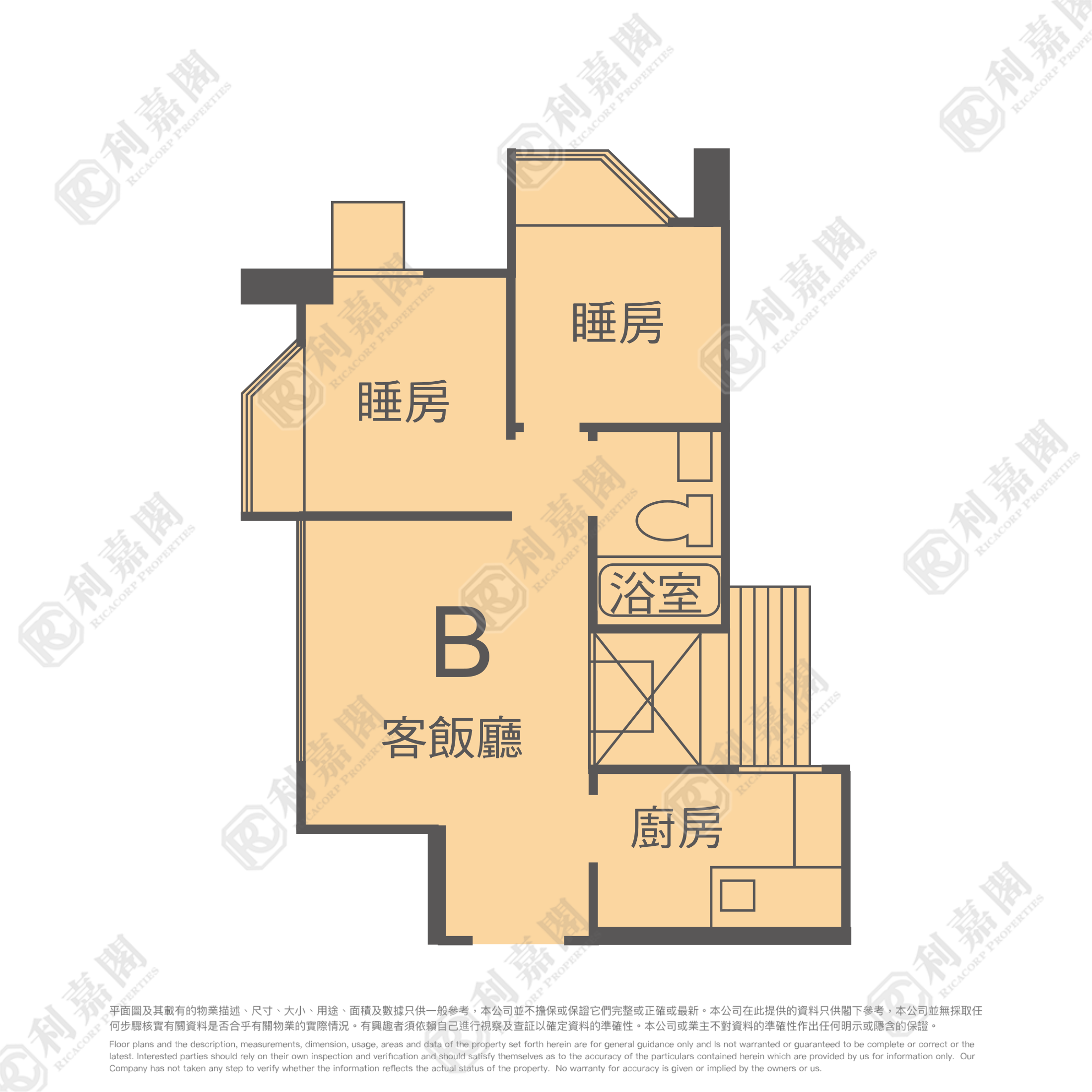 GRANDEUR GARDEN BLOCK 3 Medium Floor Zone Flat B Tai Wai