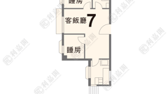 清麗苑 麗恆閣 (A座) 極高層 7室 美孚/華景