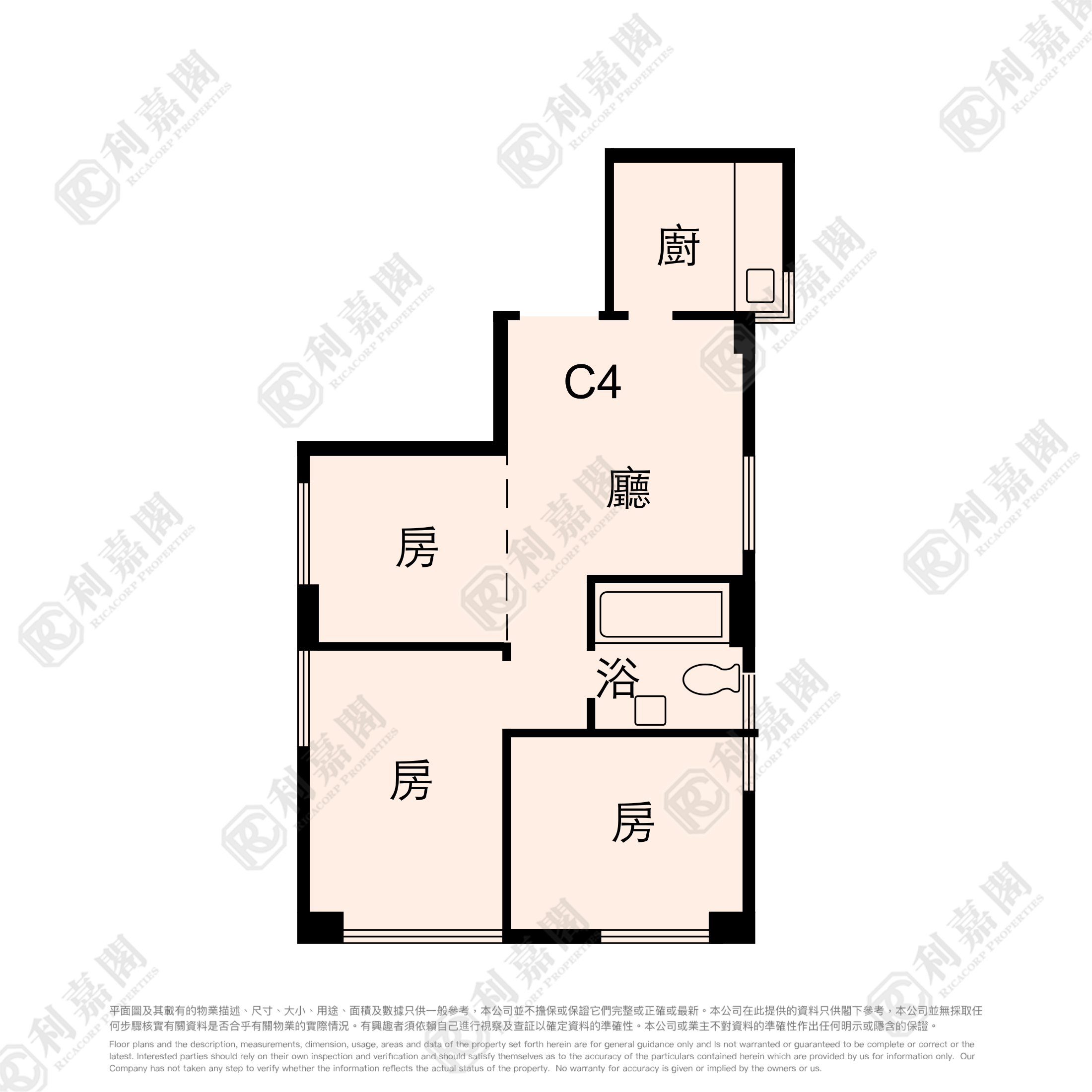 宏光樓 C座 中層 C4室 九龍灣/牛池灣/鑽石山/黃大仙