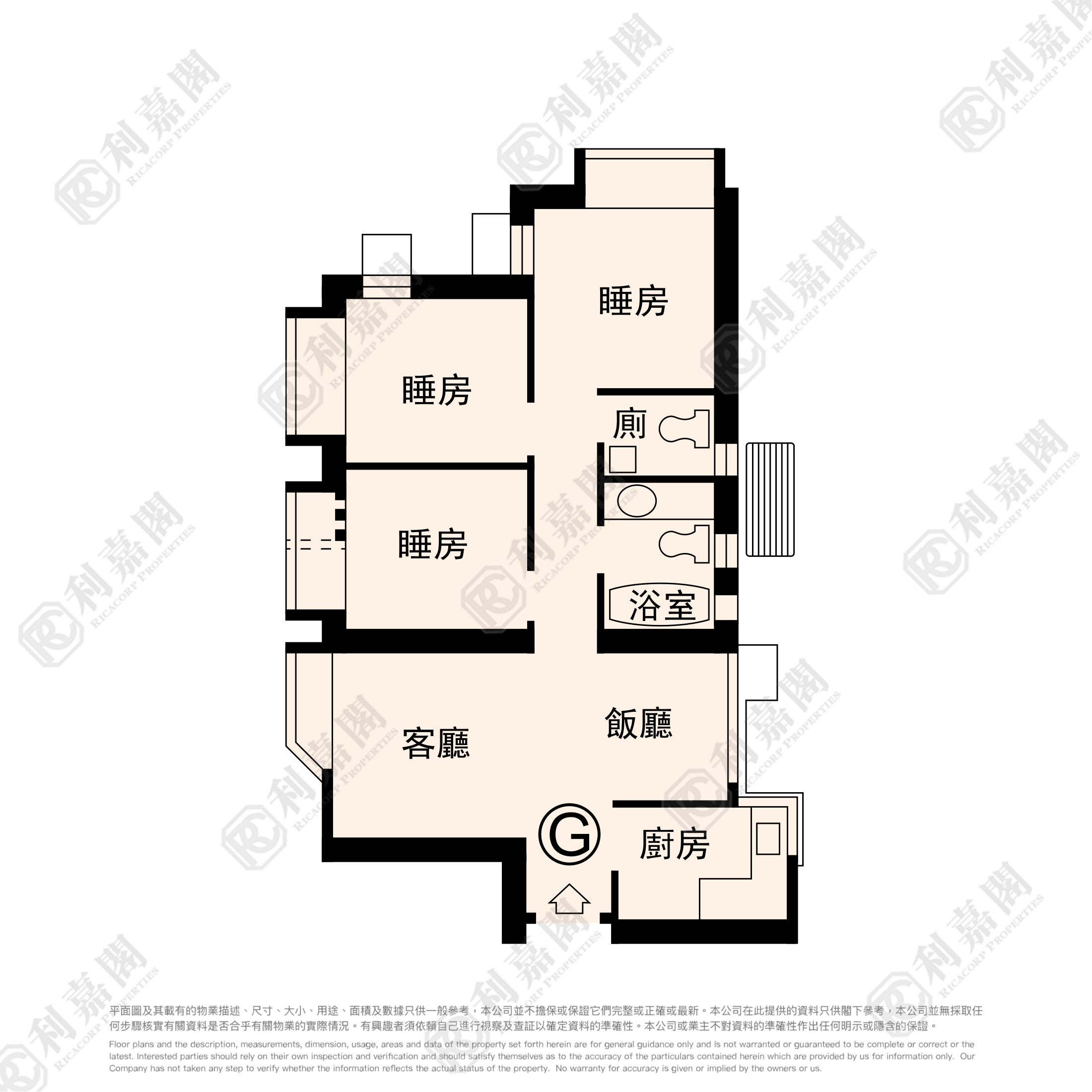 富麗花園 1座 低層 G室 將軍澳