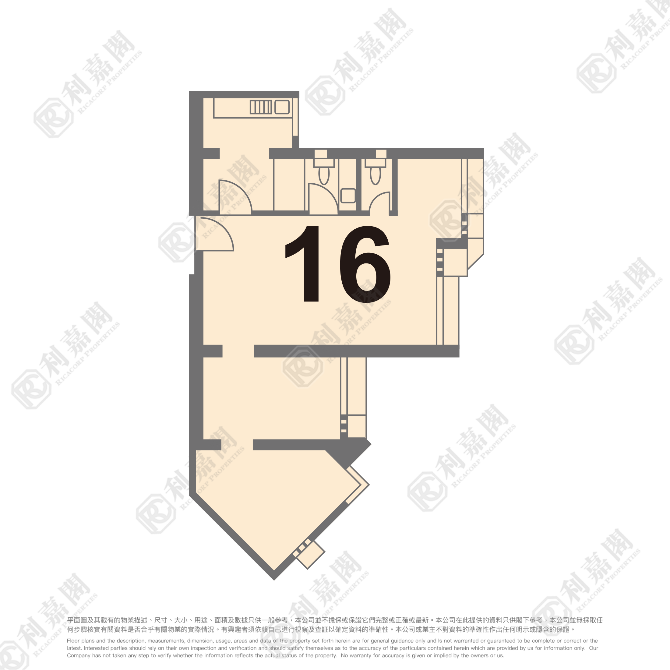 荔欣苑 荔采阁 (B座) 低层 16室 美孚/华景