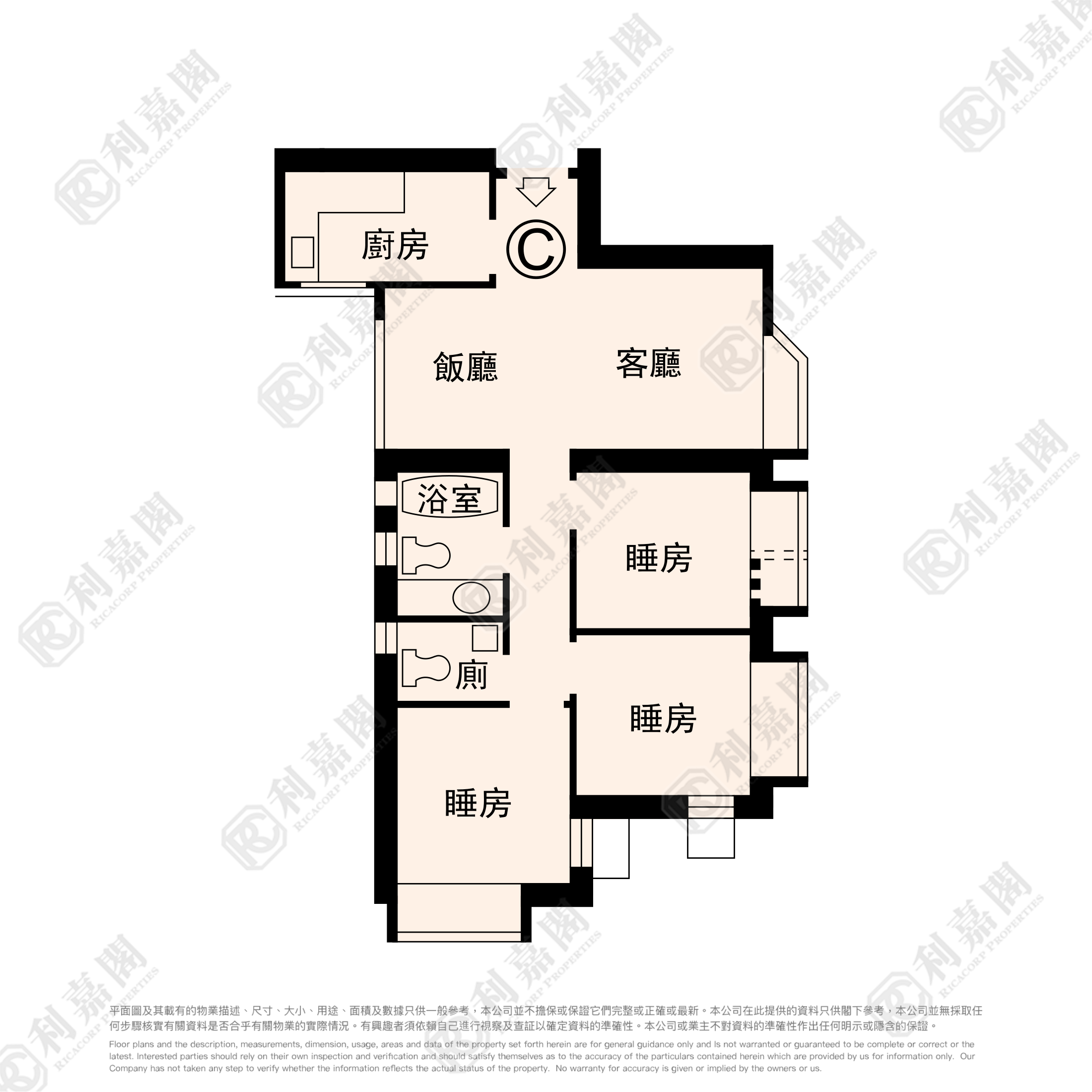 FINERY PARK BLOCK 1 High Floor Zone Flat C Tseung Kwan O