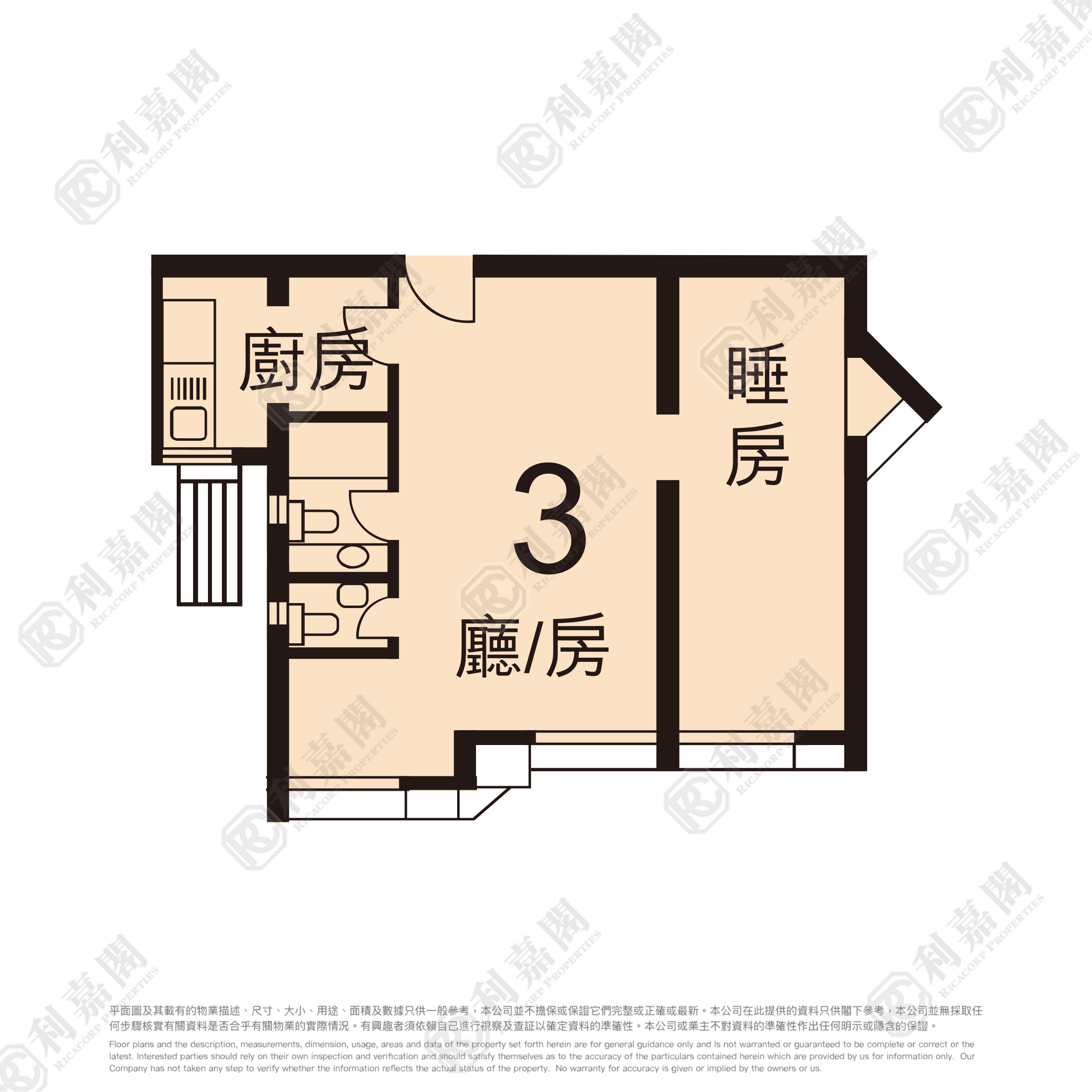 天盛苑 盛颐阁 (C座) 低层 03室 天水围
