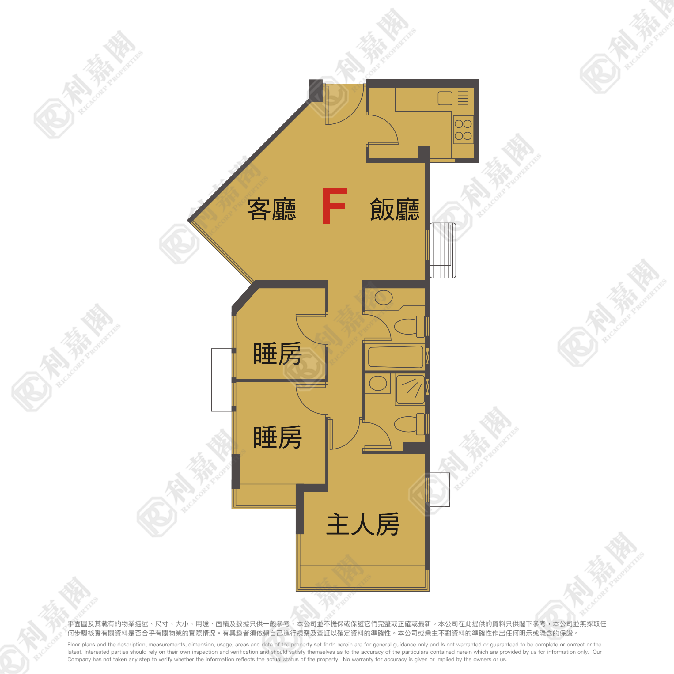御豪山莊 3座 高層 F室 元朗