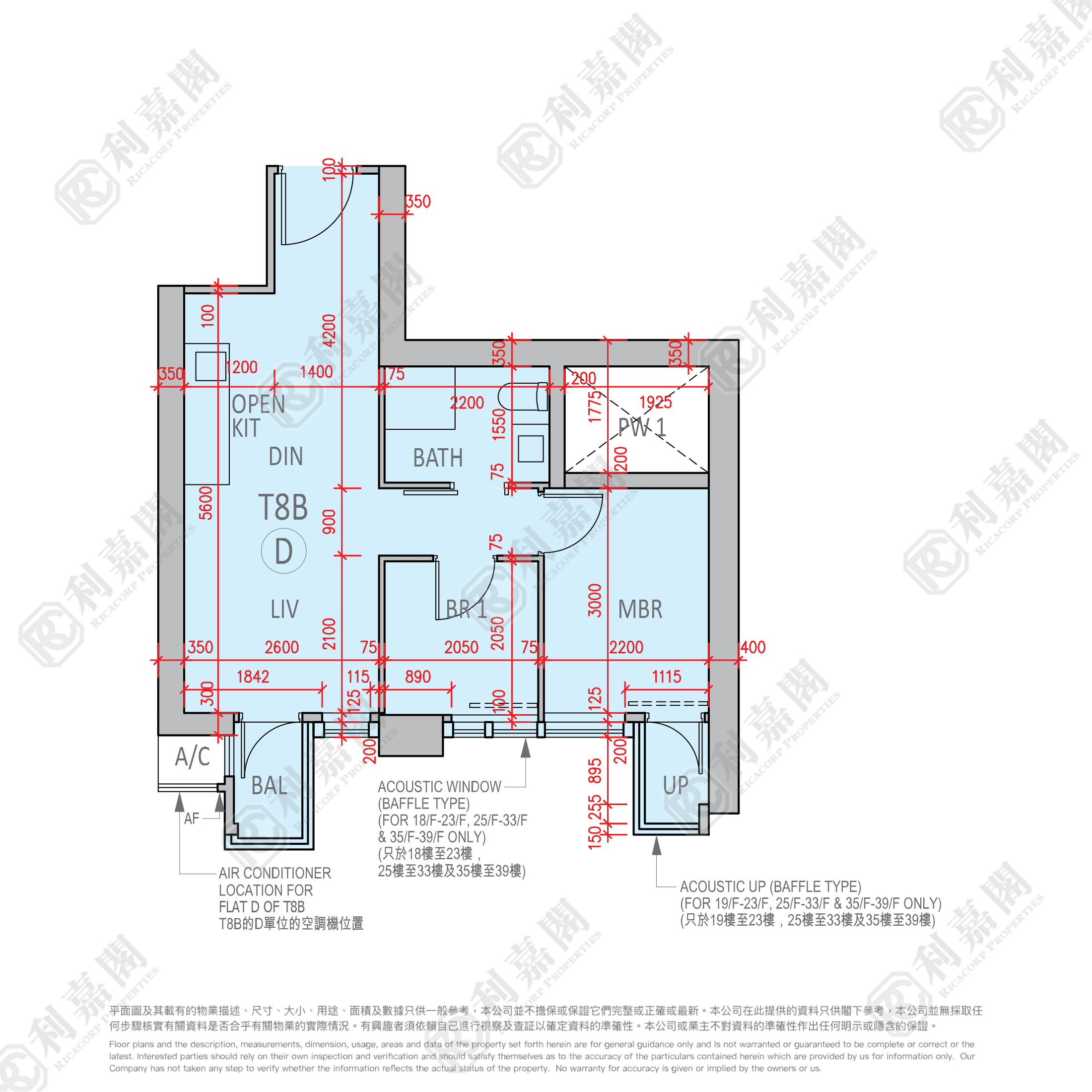 柏傲庄 3期 8座 (8B) 中层 D室 大围