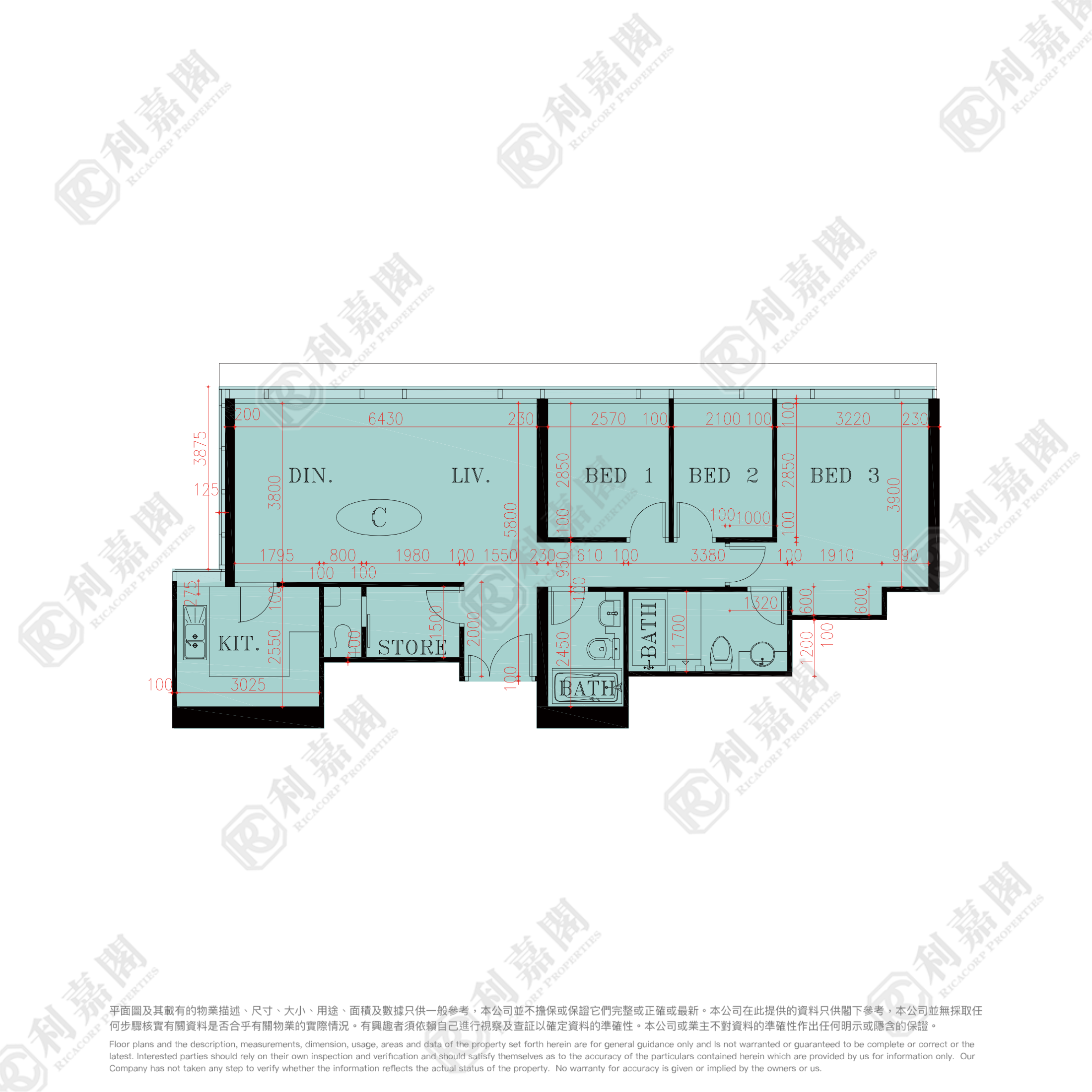 天璽 21座 - 1區 (日鑽) 中層 C室 九龍站/尖沙咀/佐敦