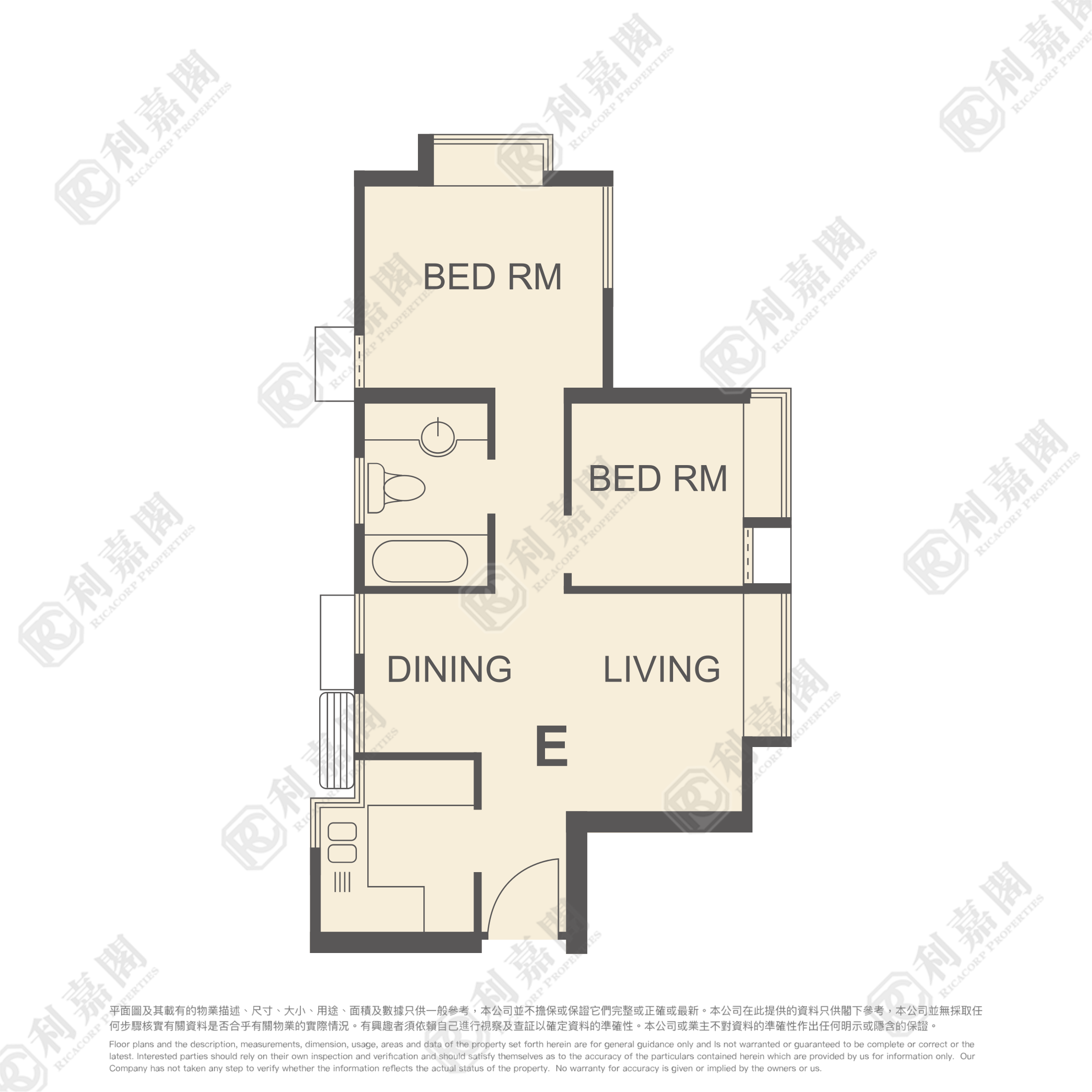 曉暉花園 5座 中層 E室 九龍灣/牛池灣/鑽石山/黃大仙