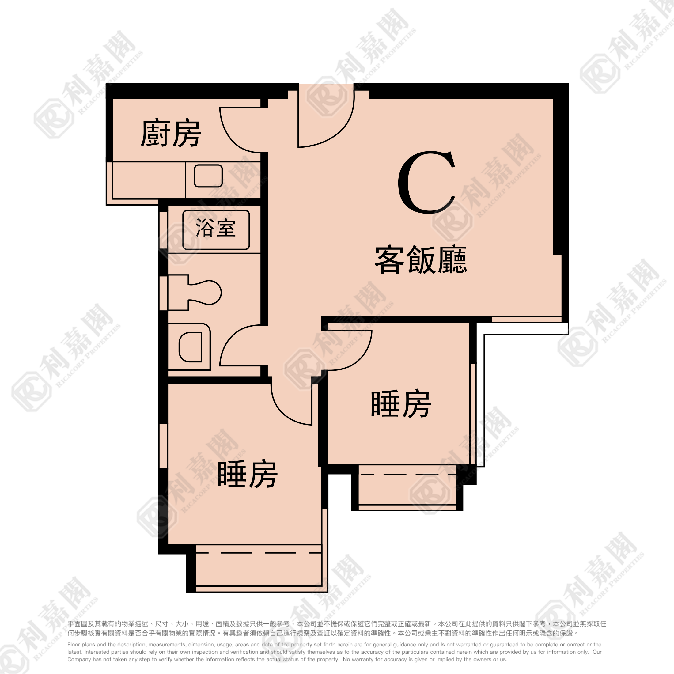 嘉景花園 D座 極高層 C室 土瓜灣/九龍城/新啟德/新蒲崗
