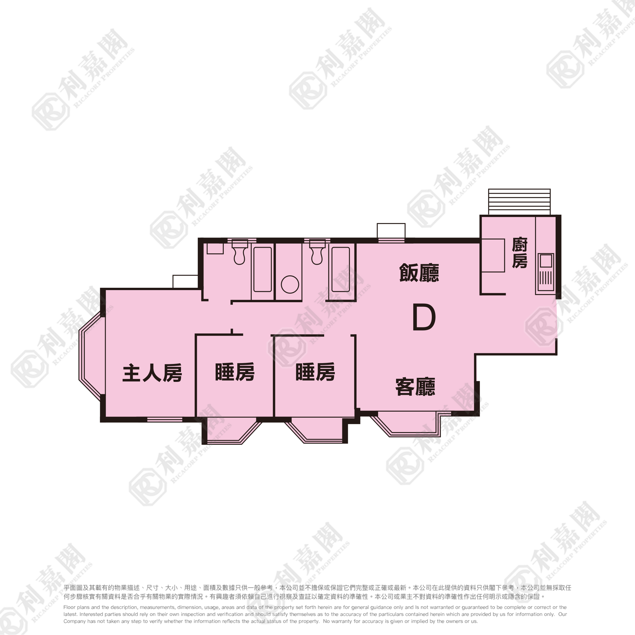 朗景臺 2座 高層 D室 元朗