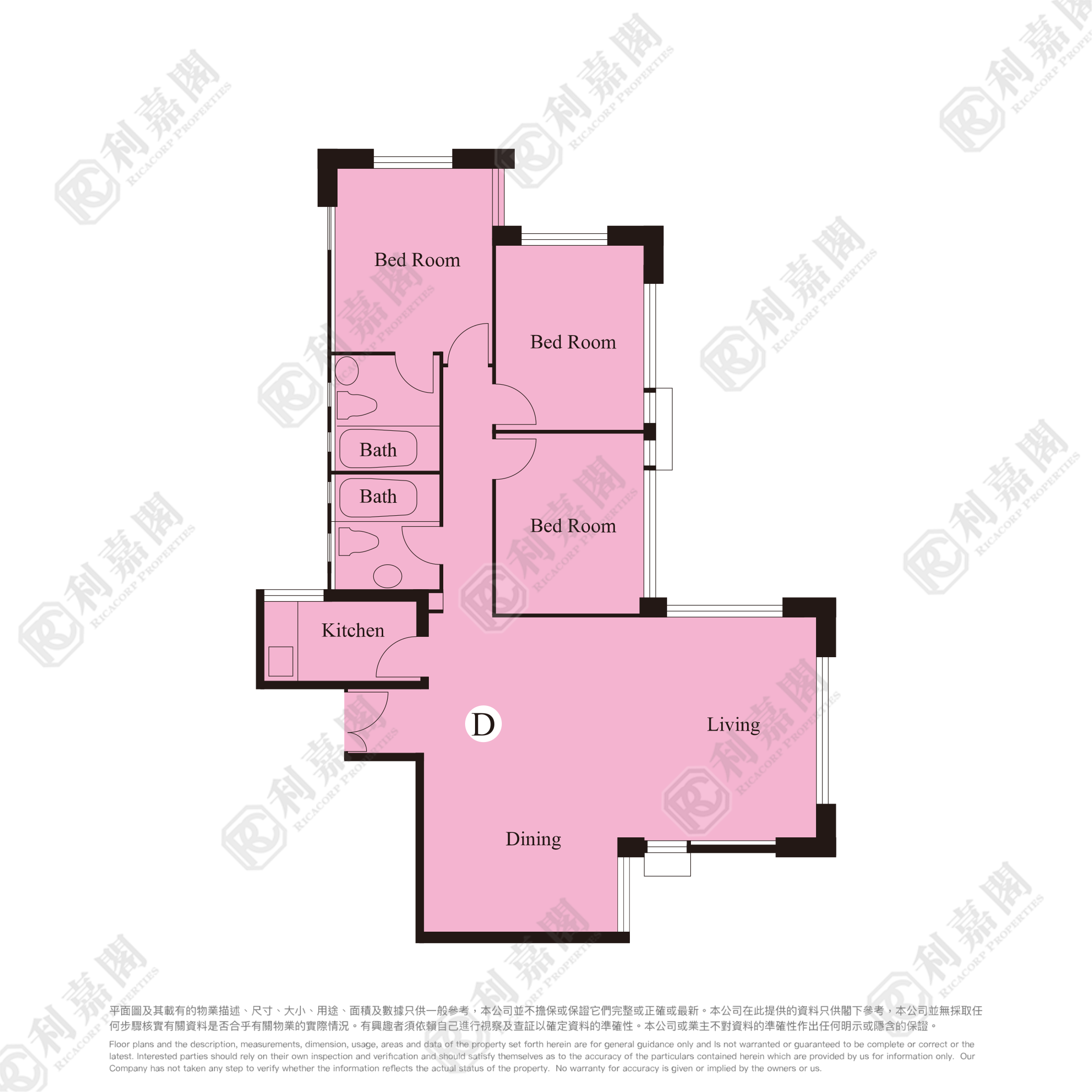 THE ARCADIA BLOCK 1 Medium Floor Zone Flat D Ho Man Tin/Kings Park/Kowloon Tong/Yau Yat Tsuen