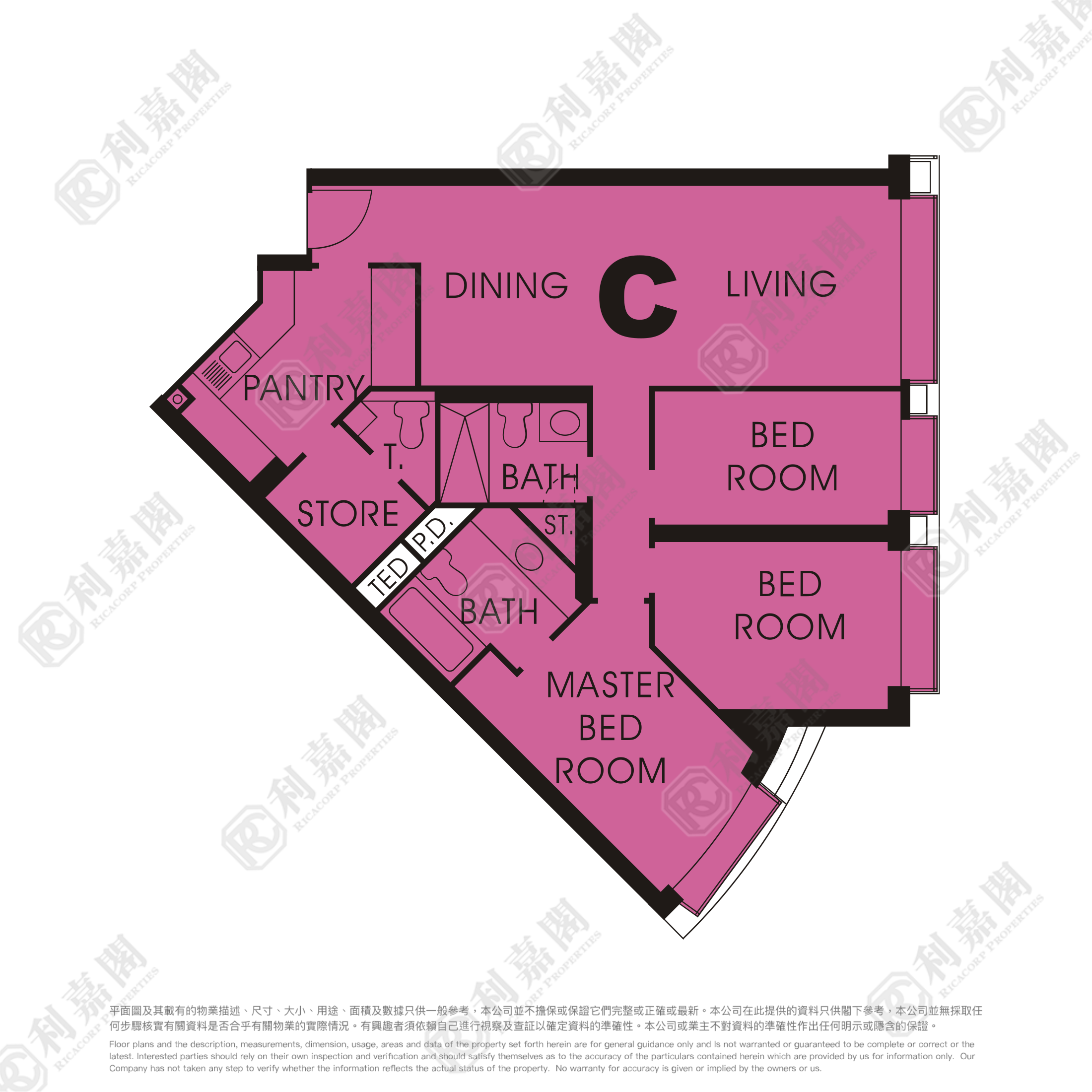 半岛豪庭 1座 极高层 C室 红磡/黄埔/海逸