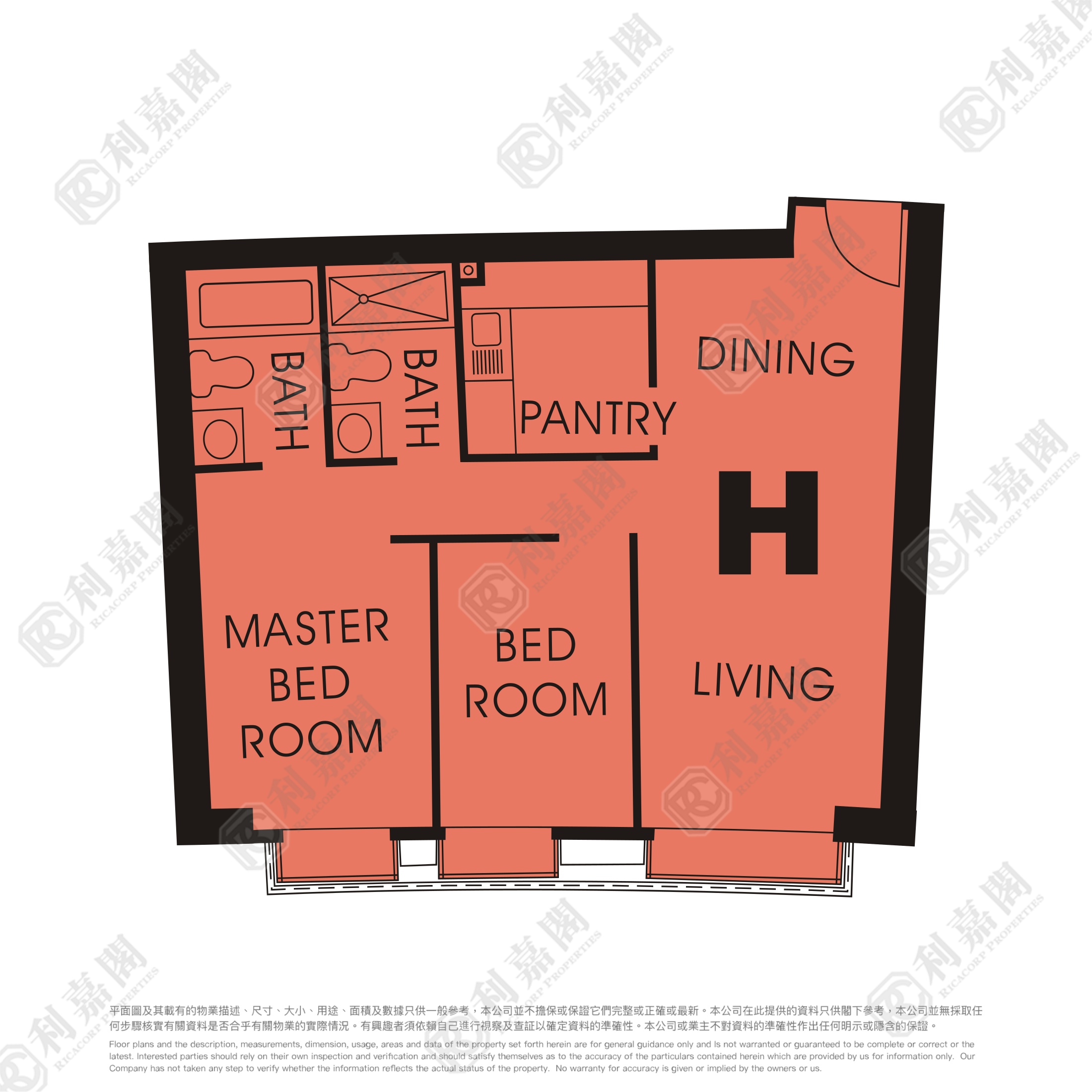 半岛豪庭 3座 中层 H室 红磡/黄埔/海逸