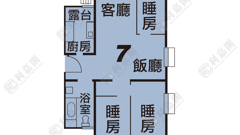 欣明苑 欣菊阁 (E座) 高层 7室 将军澳