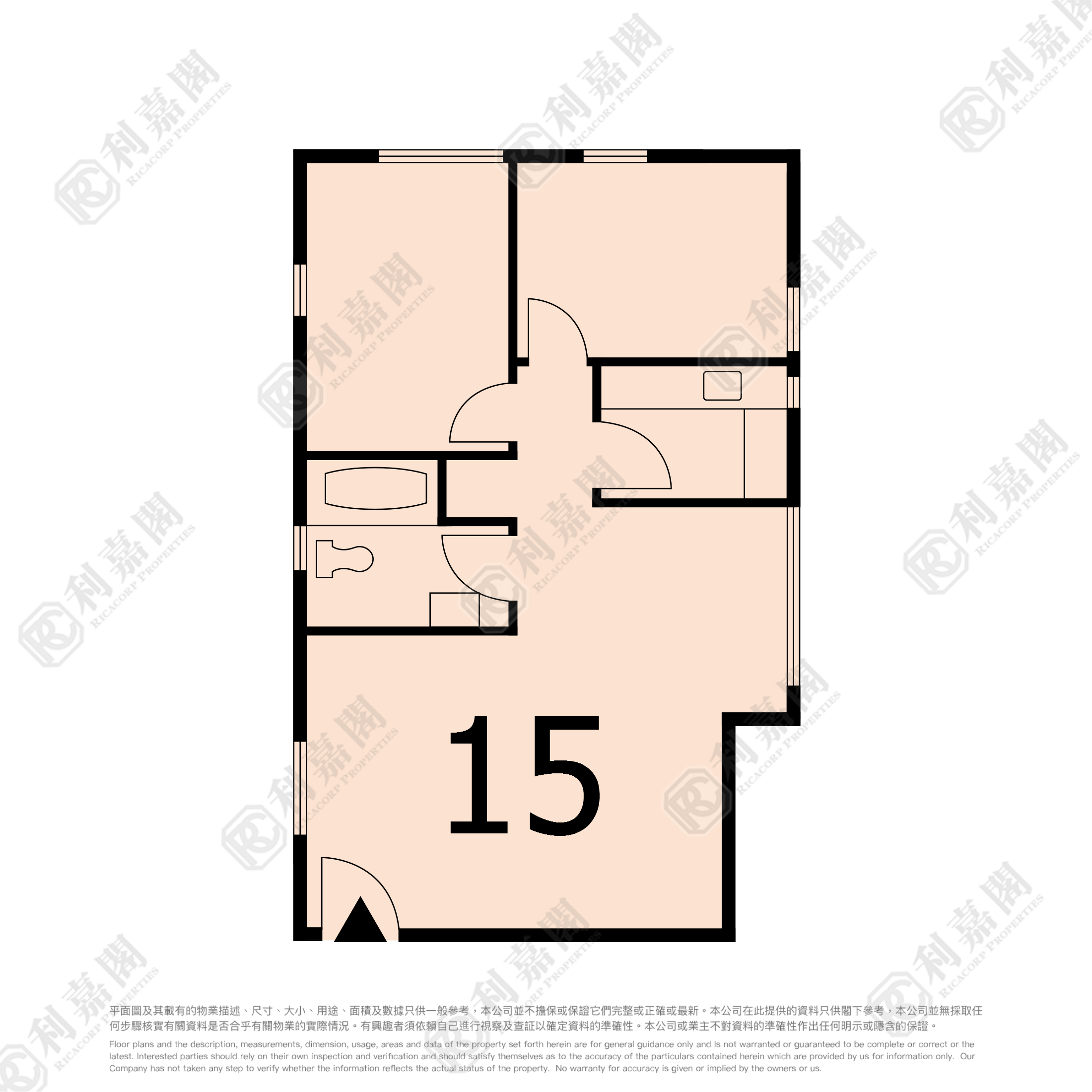 德福花園 F座 極高層 15室 九龍灣/牛池灣/鑽石山/黃大仙
