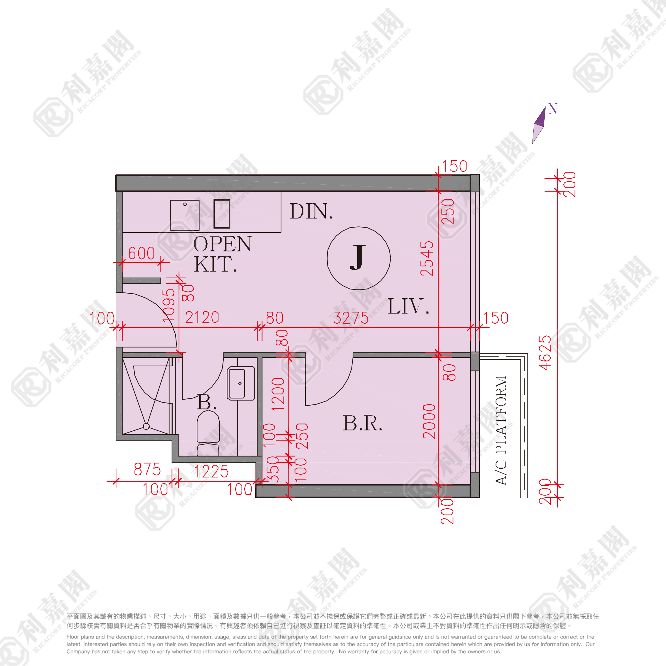映日湾 3座 高层 J室 荃湾