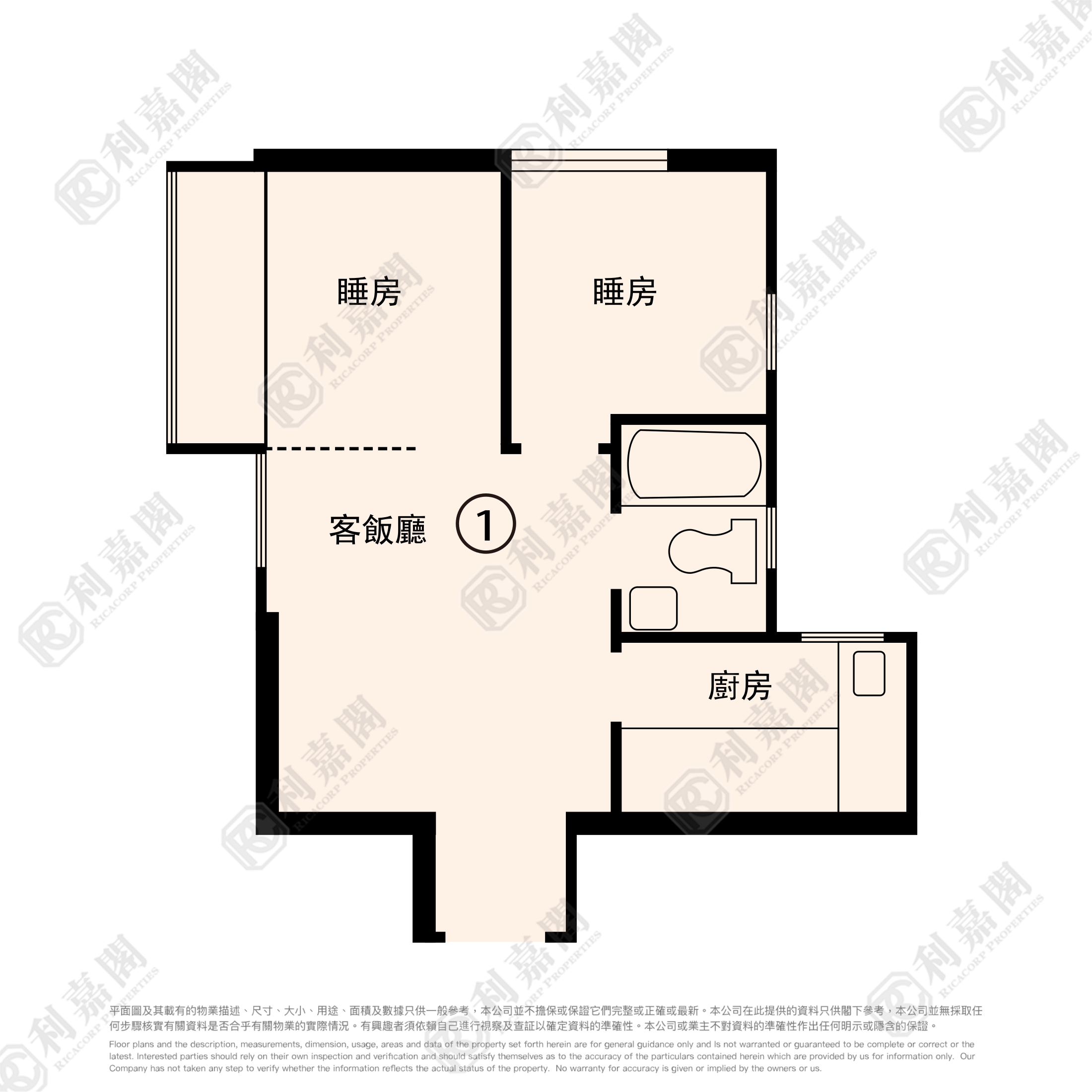 好順泰大廈 B座 極高層 1室 元朗