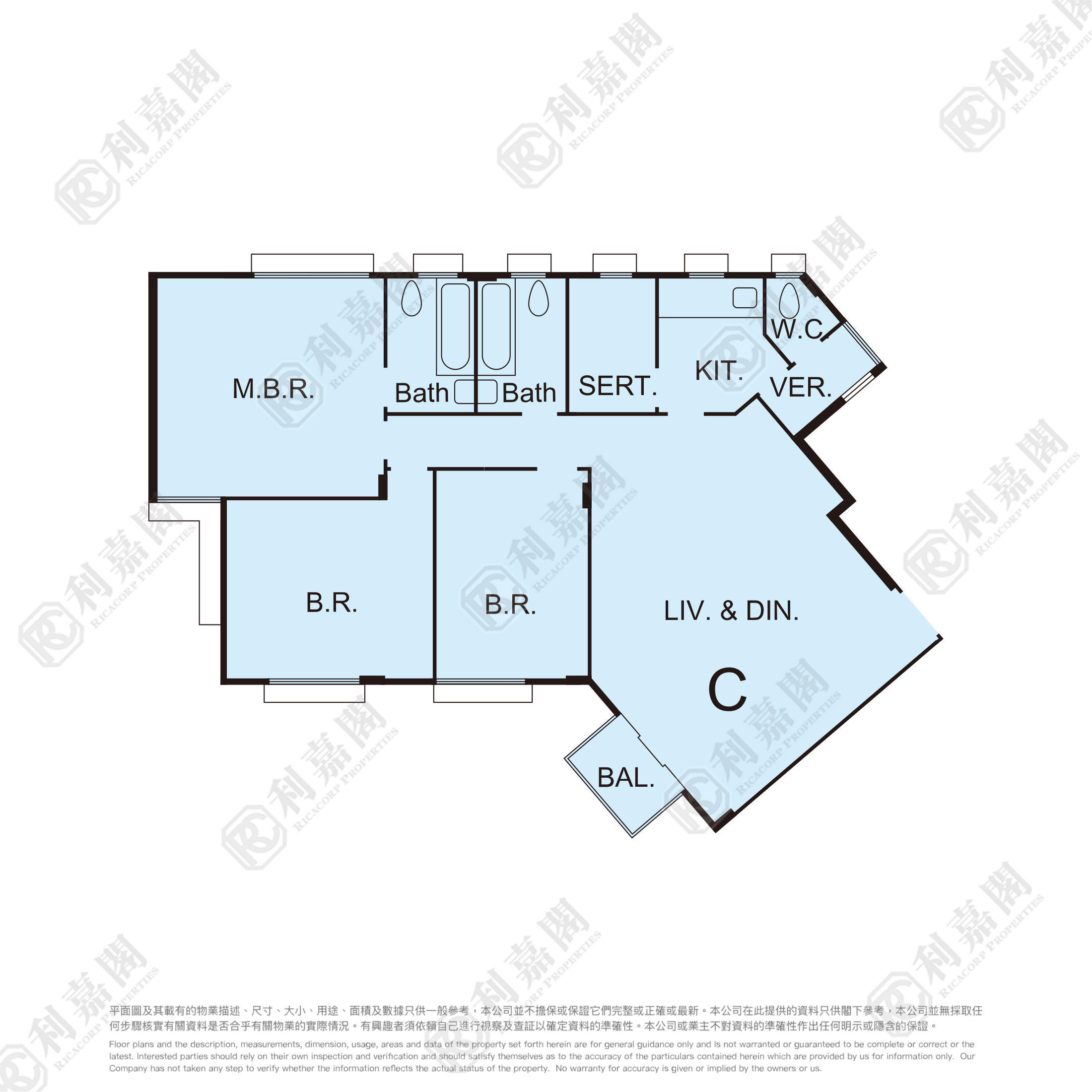 公爵閣 高層 C室 何文田/京士柏/九龍塘/又一村