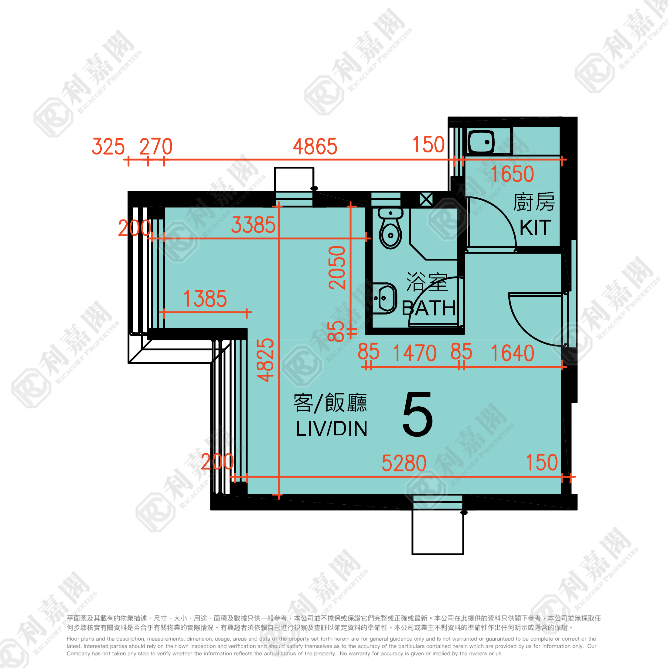 凯乐苑 B座 (凯莎阁) 中层 5室 奥运站/南昌