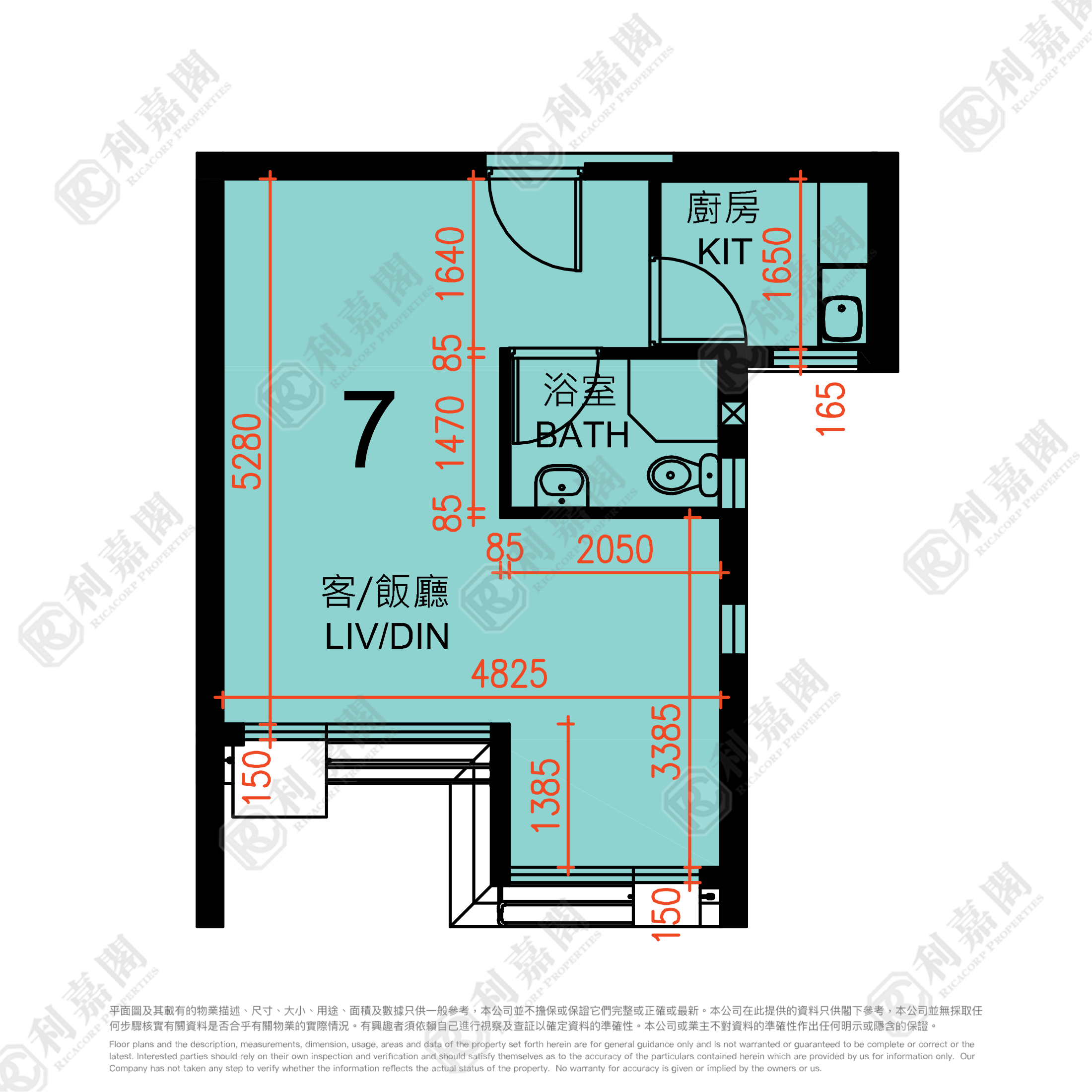 凯乐苑 B座 (凯莎阁) 高层 7室 奥运站/南昌