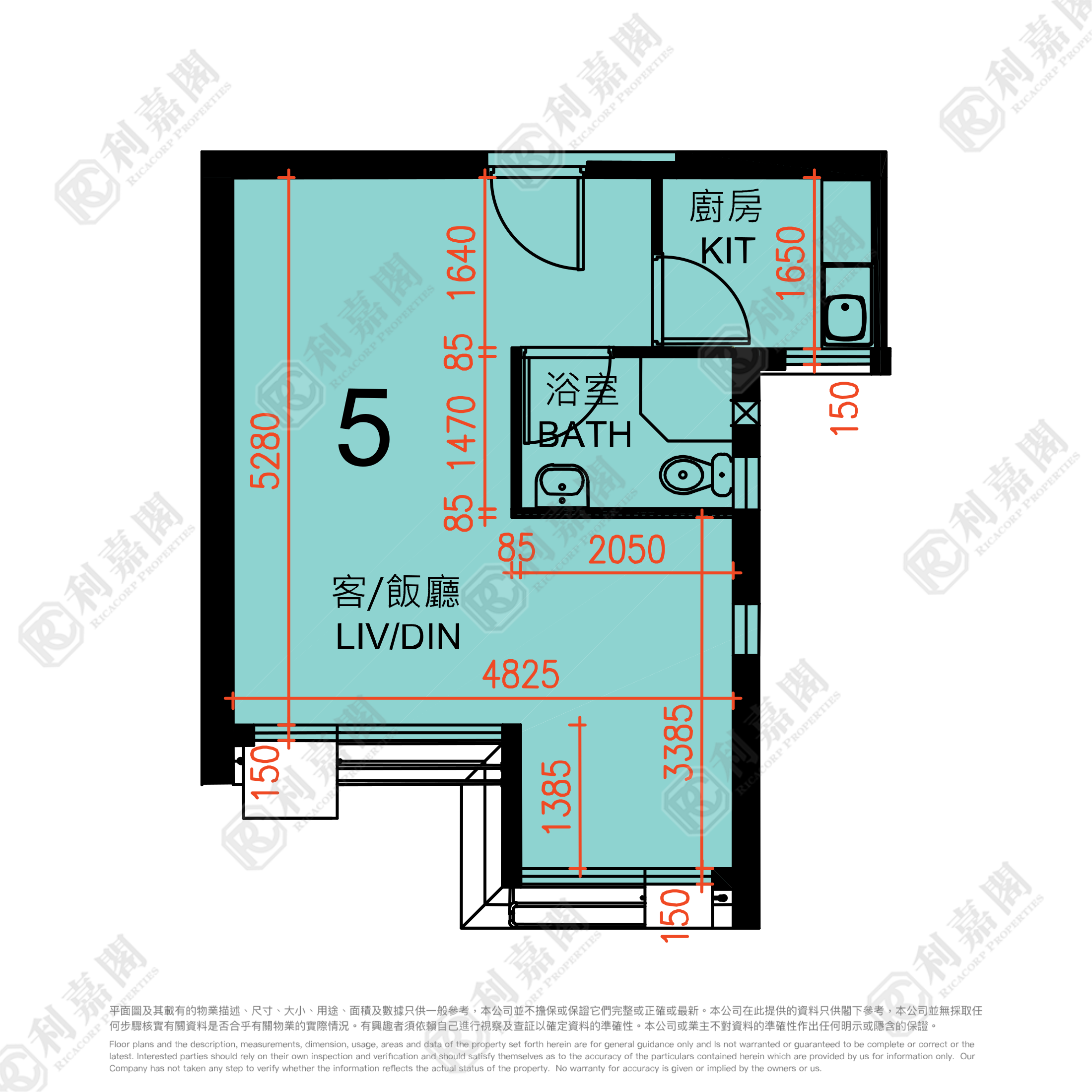 凯乐苑 C座 (凯葶阁) 极高层 5室 奥运站/南昌