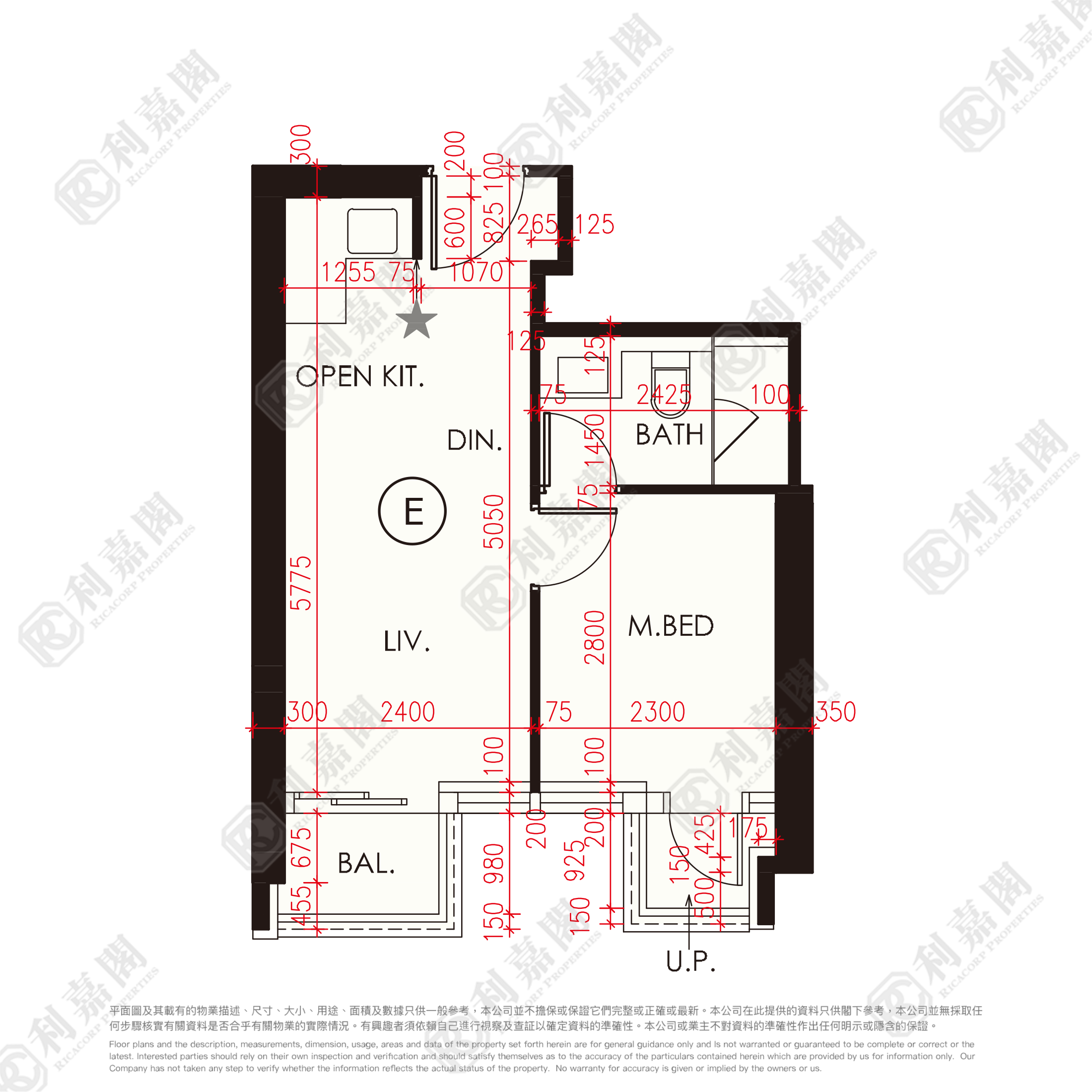 星凯．堤岸 3座 高层 E室 沙田/火炭/九肚山